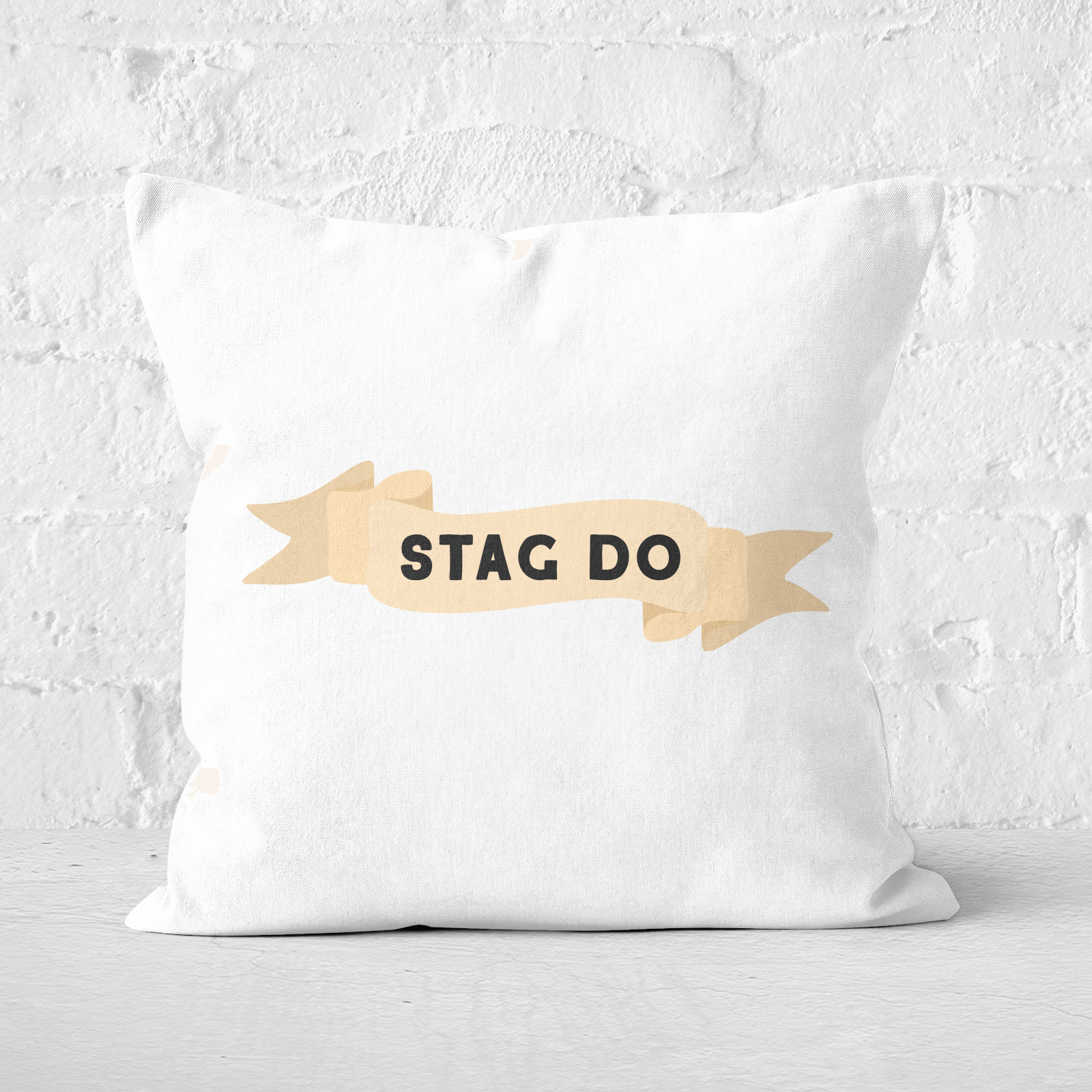 Stag Do Square Cushion - 60x60cm - Soft Touch