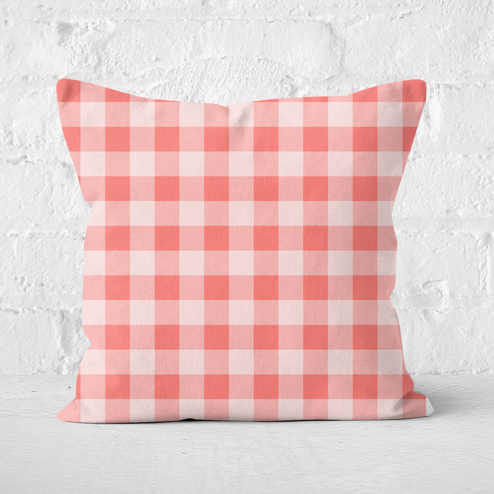 Baking Blanket Red Square Cushion - 60x60cm - Soft Touch