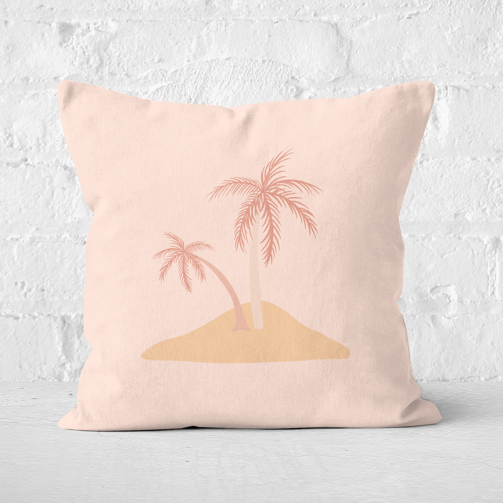 Dessert Island Square Cushion - 60x60cm - Soft Touch