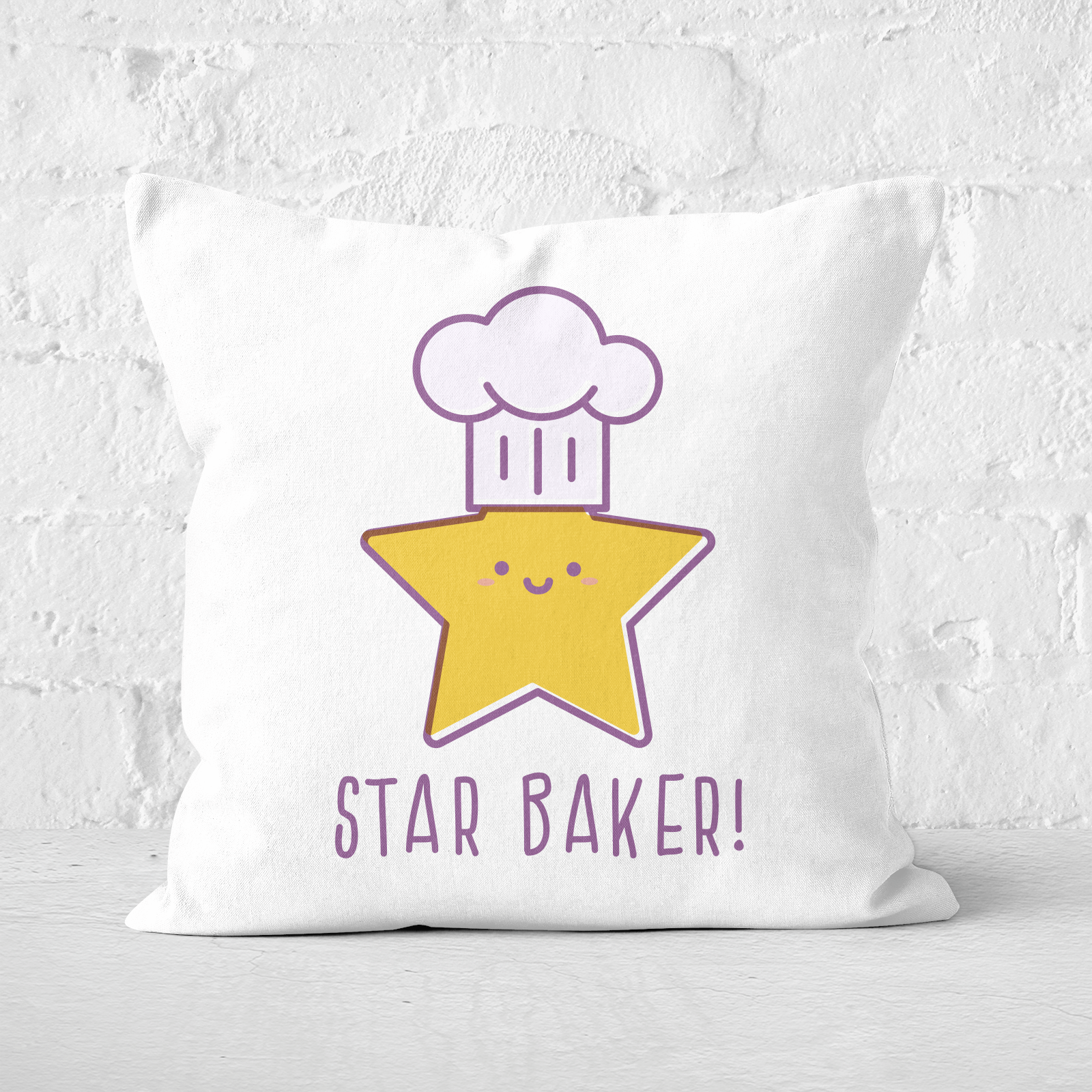 Star Baker Square Cushion - 40x40cm - Soft Touch