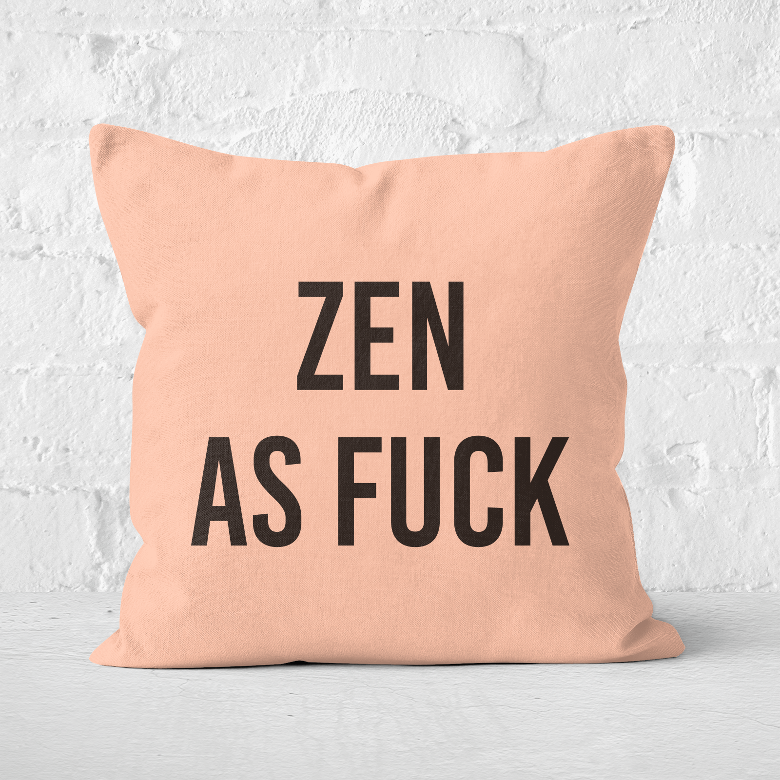 ZEN AS FUCK Square Cushion - 60x60cm - Soft Touch