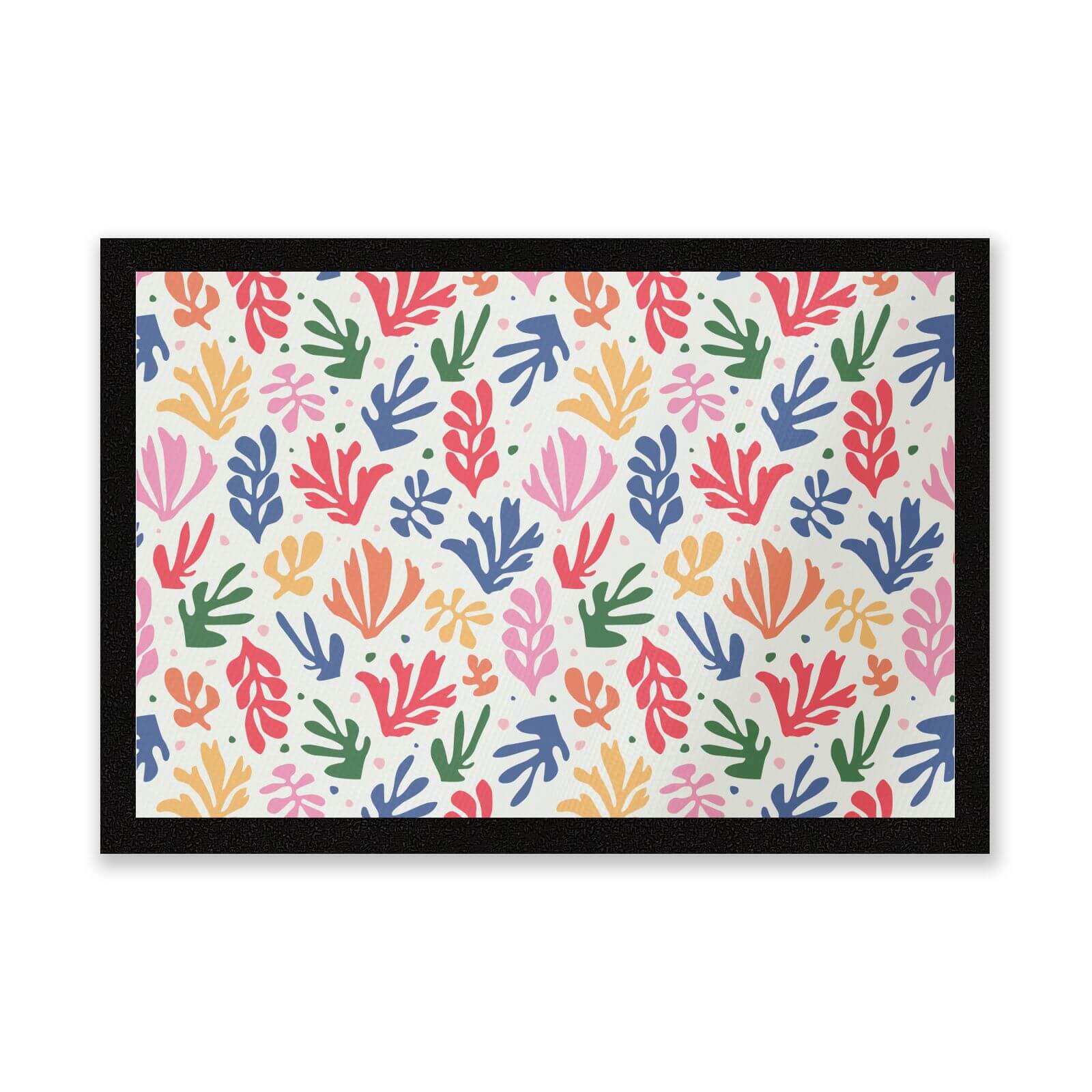 Rainbow Leaves Entrance Mat