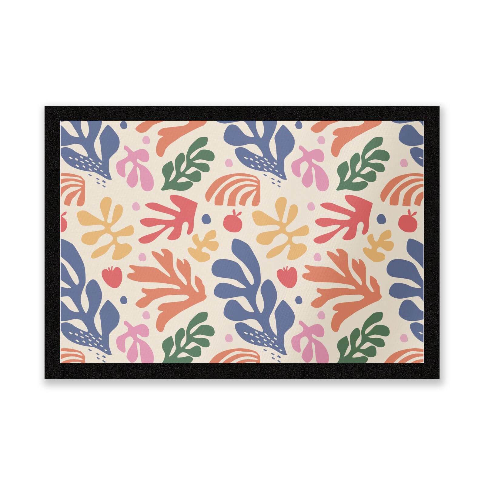 Nude Rainbow Leaves Entrance Mat