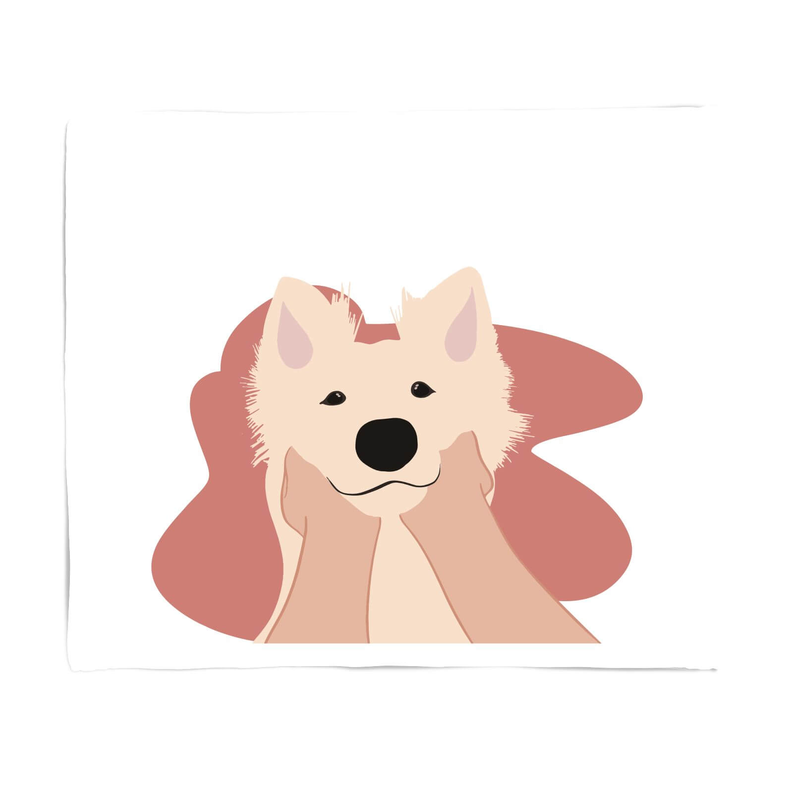 Doggy Smiles Fleece Blanket