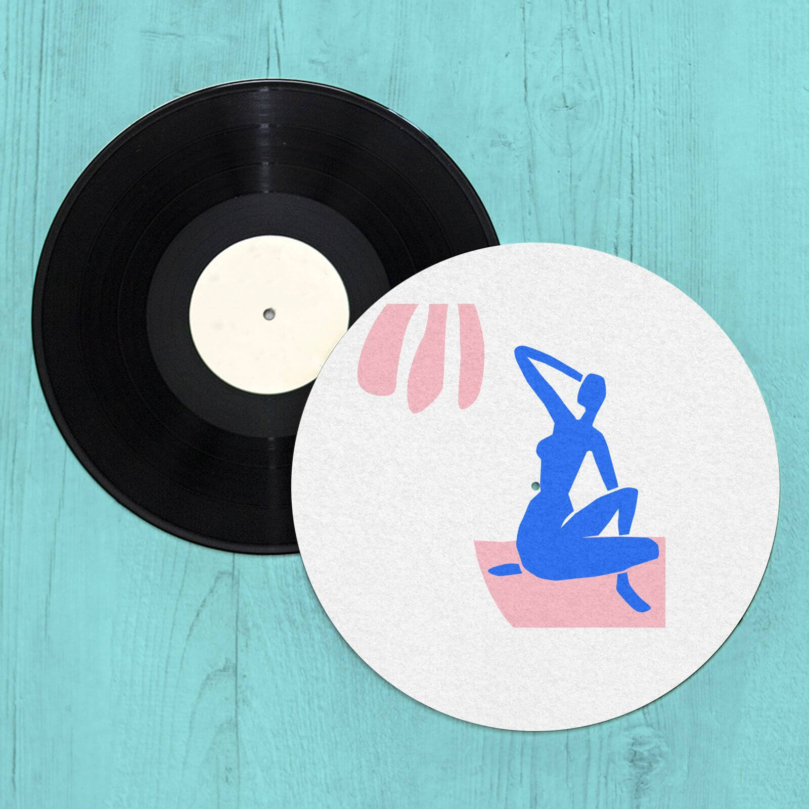 Silhouete Woman Slip Mat