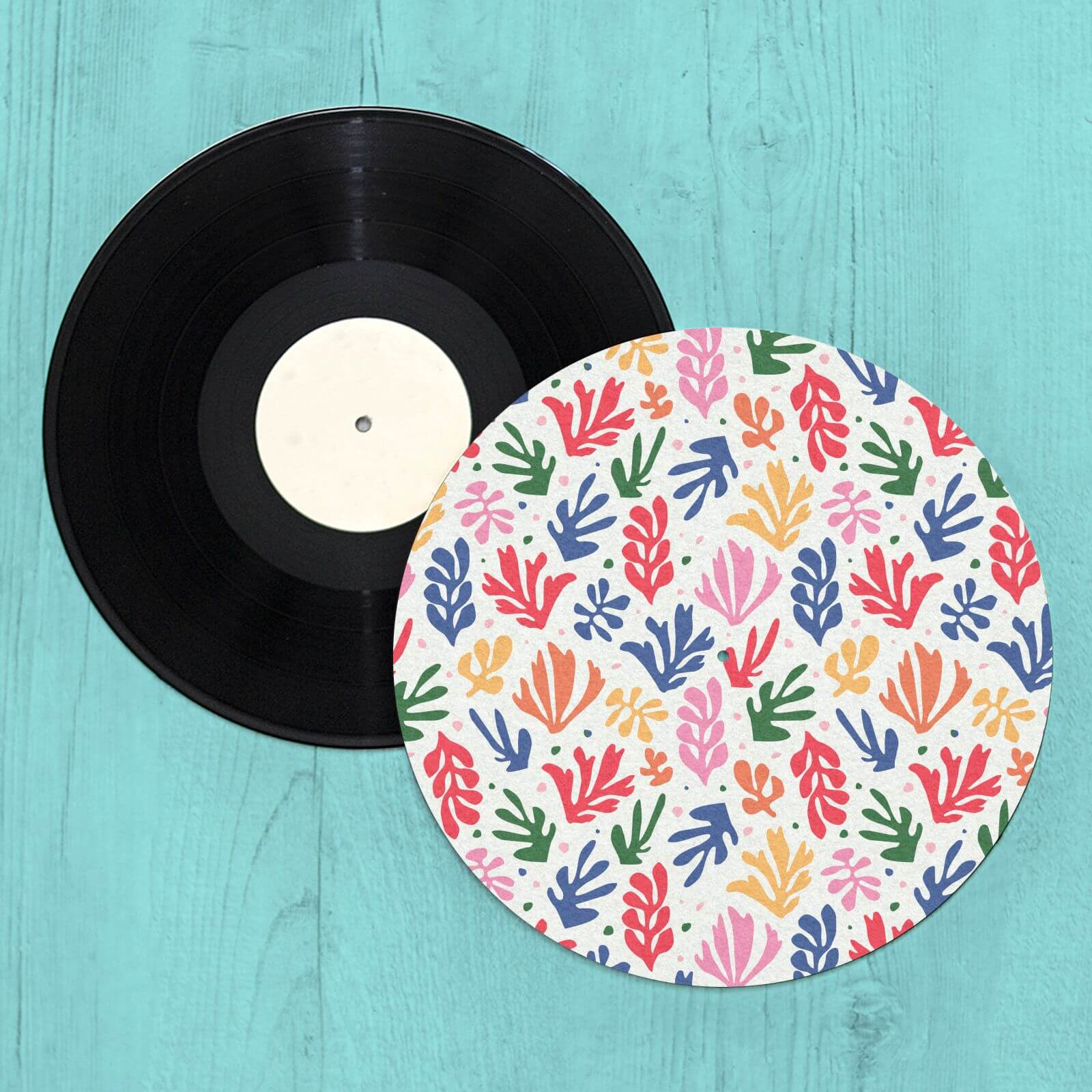 Rainbow Leaves Slip Mat