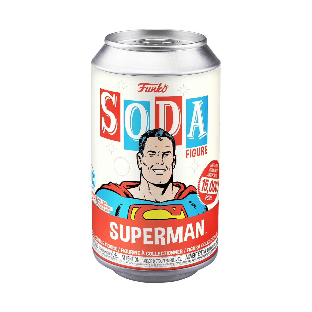 DC Comics Superman Vinyl Soda Figure in Collector Can