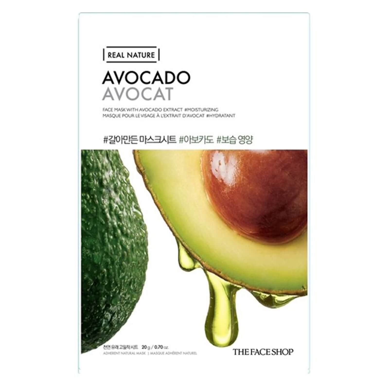 Image of THE FACE SHOP Real Nature Sheet Mask Avocado