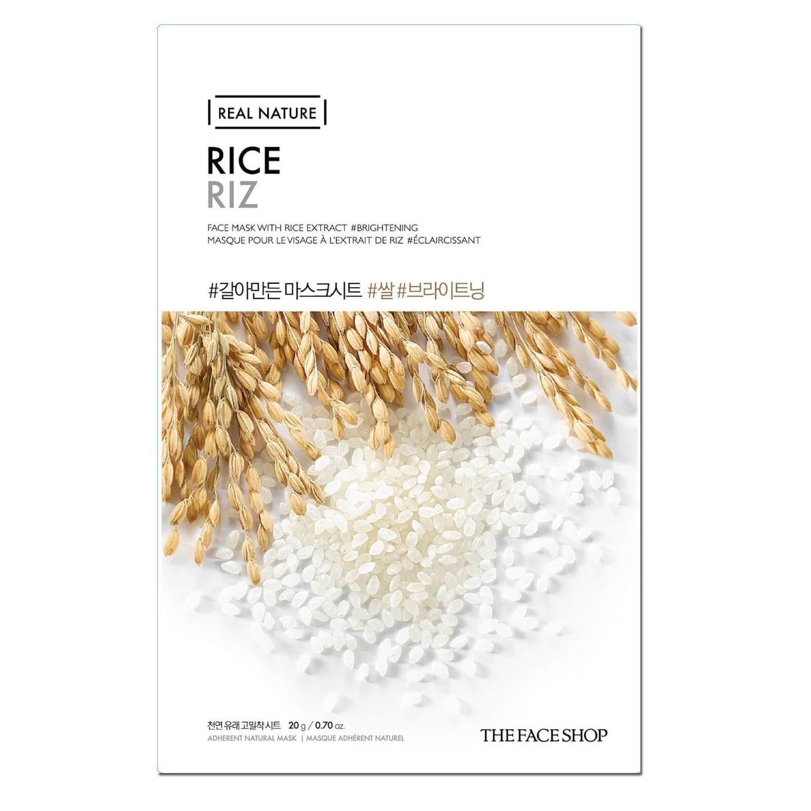 

THE FACE SHOP Real Nature Sheet Mask Rice