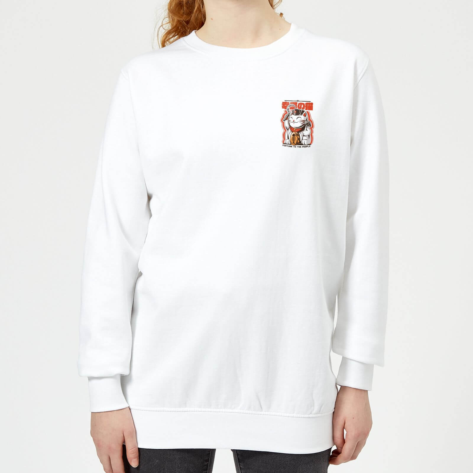 Ilustrata Catunist Women's Sweatshirt - White - XS