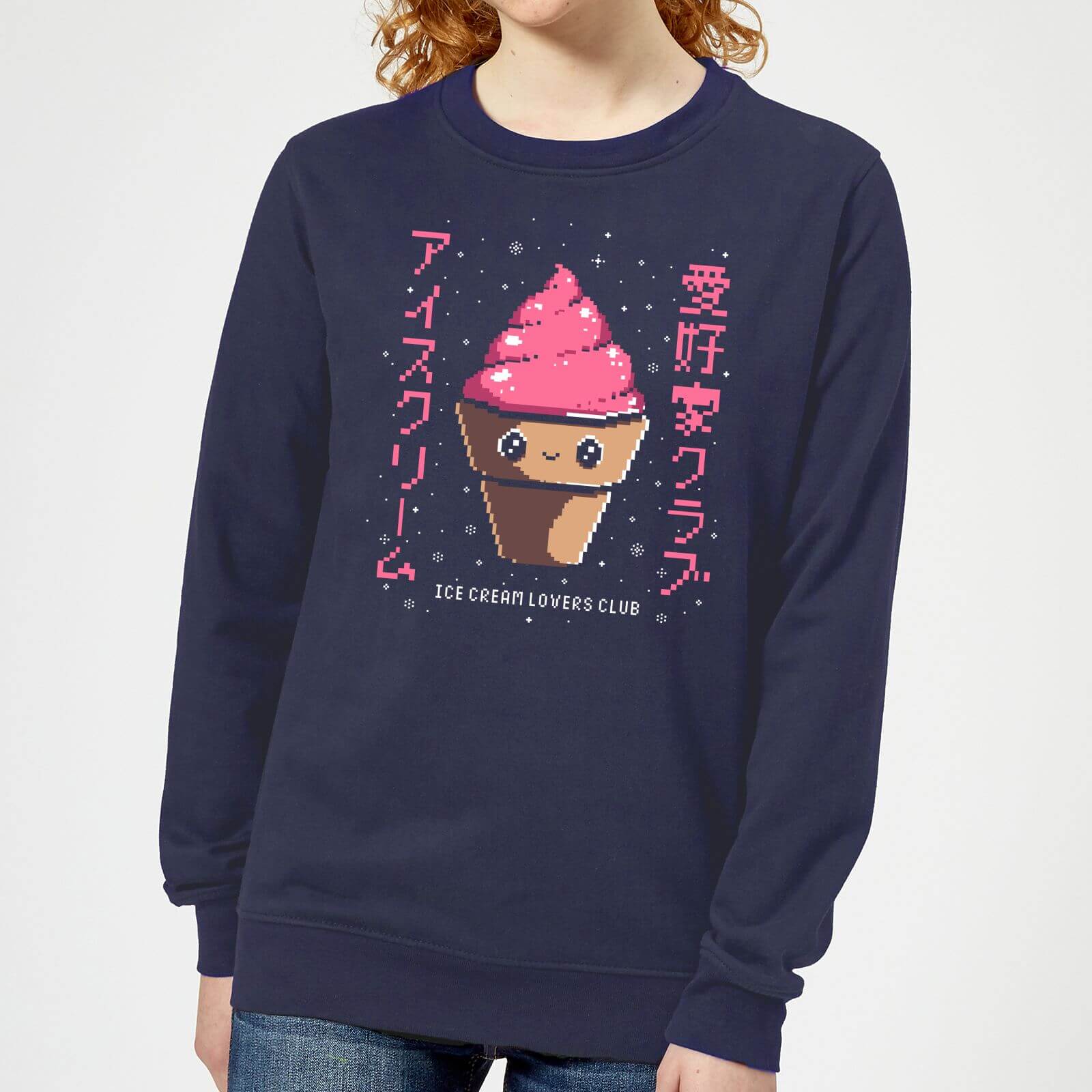 Ilustrata Ice Cream Lovers Club Women's Sweatshirt - Navy - XS - Navy