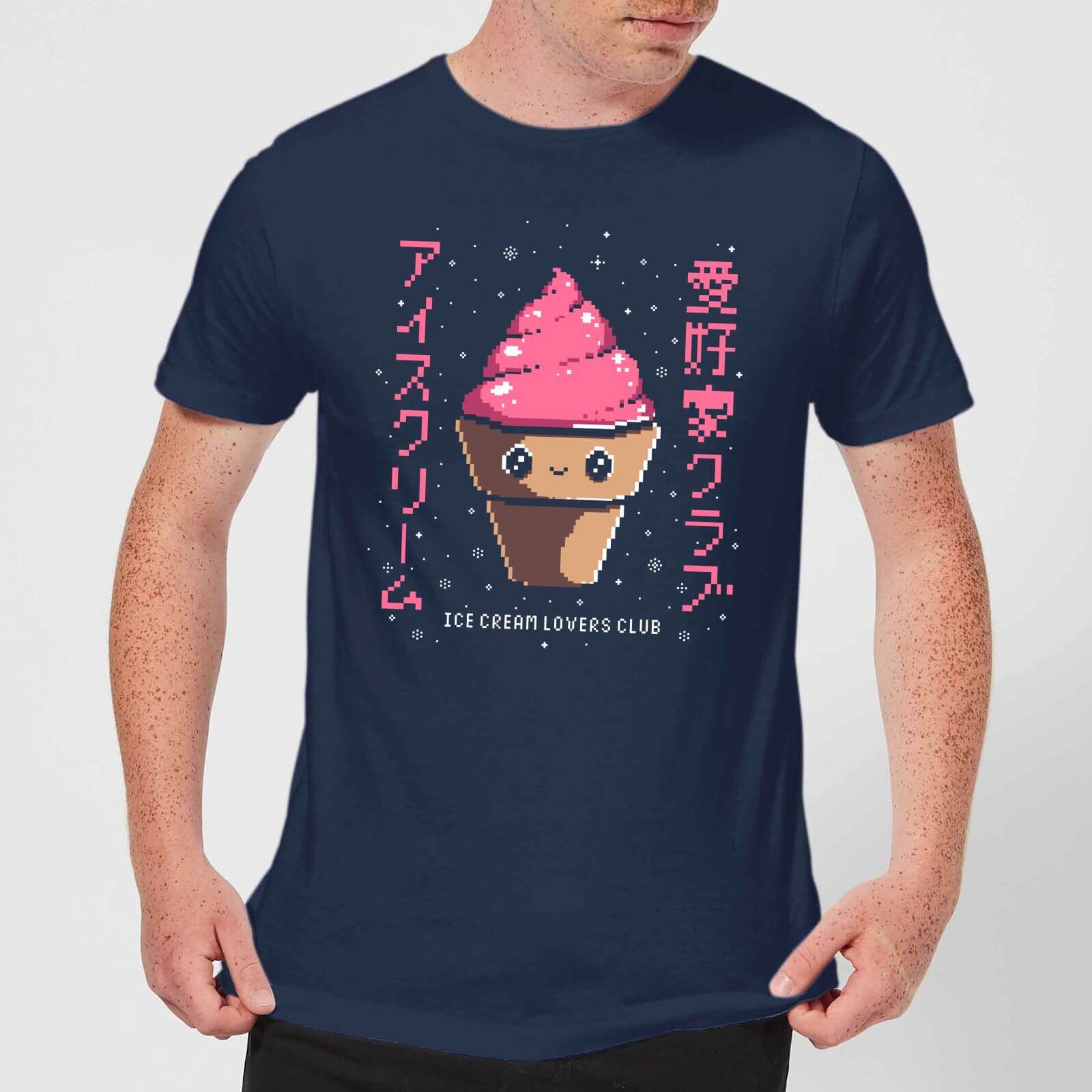 Ilustrata Ice Cream Lovers Club Men's T-Shirt - Navy - S - Navy