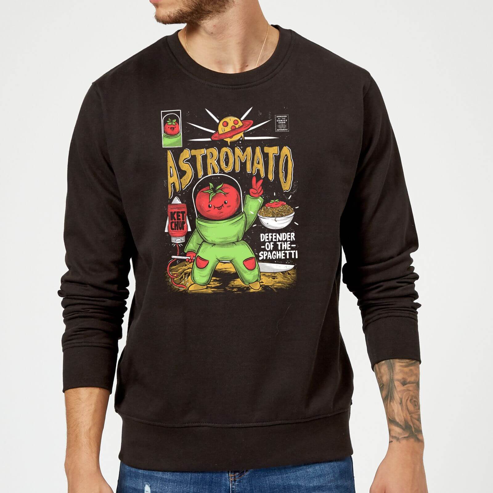 Ilustrata Astromato Sweatshirt - Black - S - Black