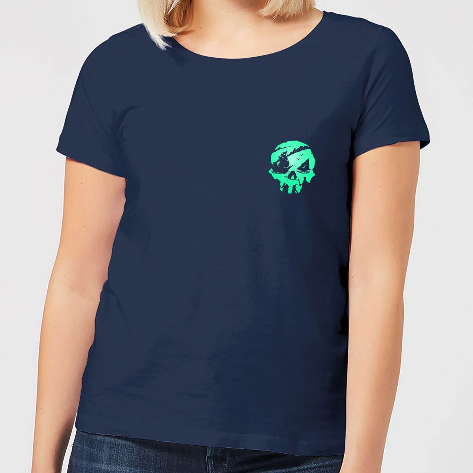 

Sea Of Thieves 2nd Anniversary Pocket Women's T-Shirt - Navy - M - Blu Navy