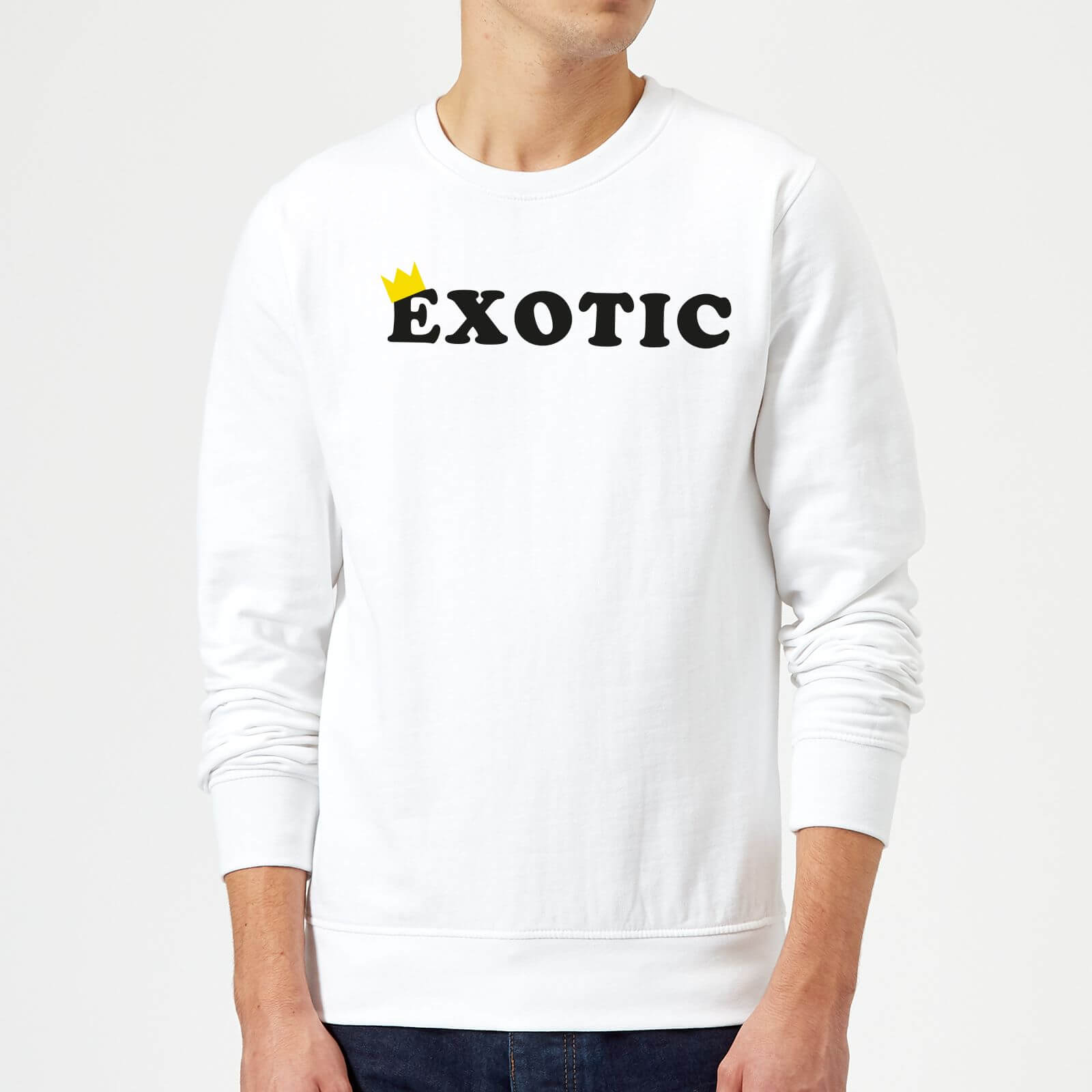 Exotic King Sweatshirt - White - S