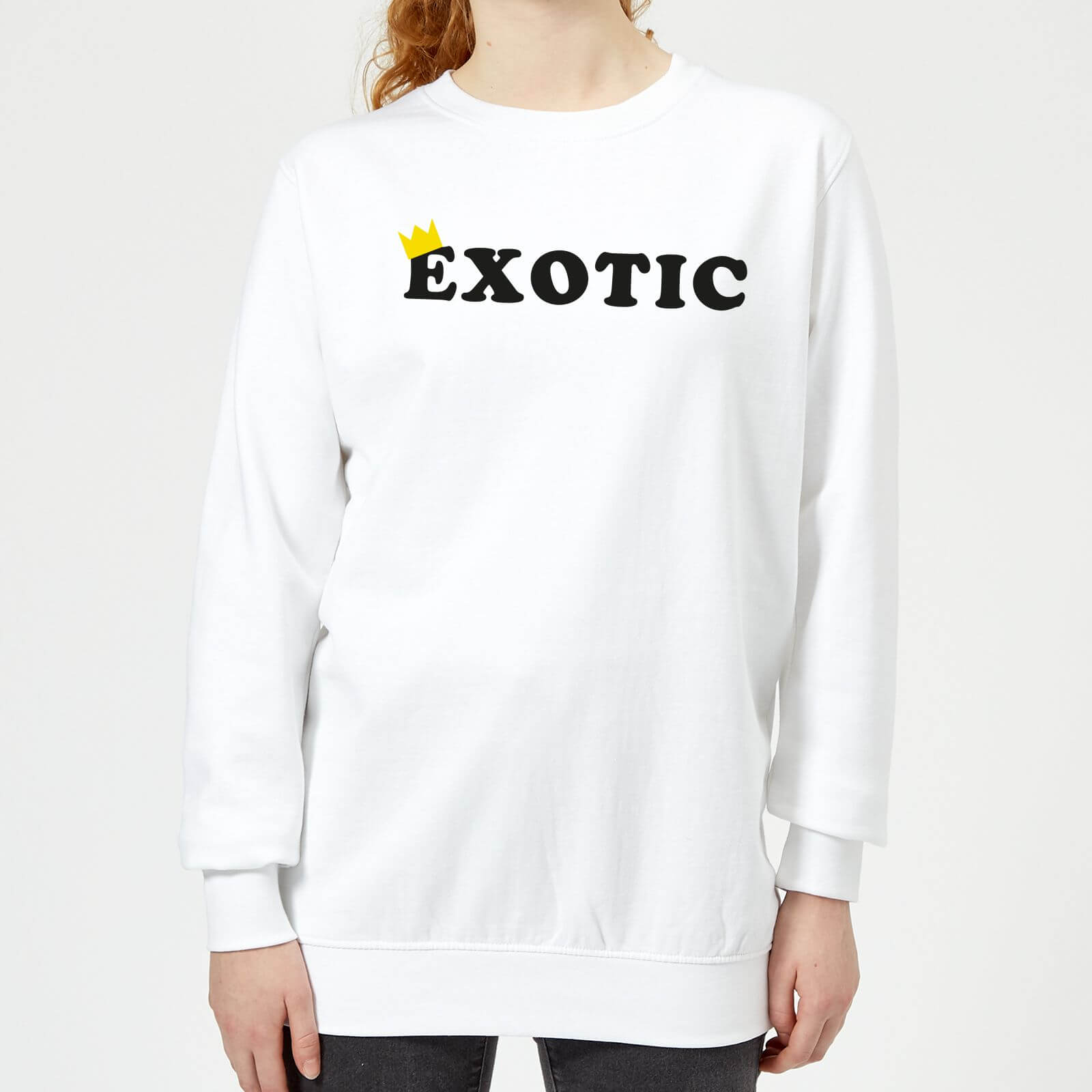 Exotic King Women's Sweatshirt - White - XS - White