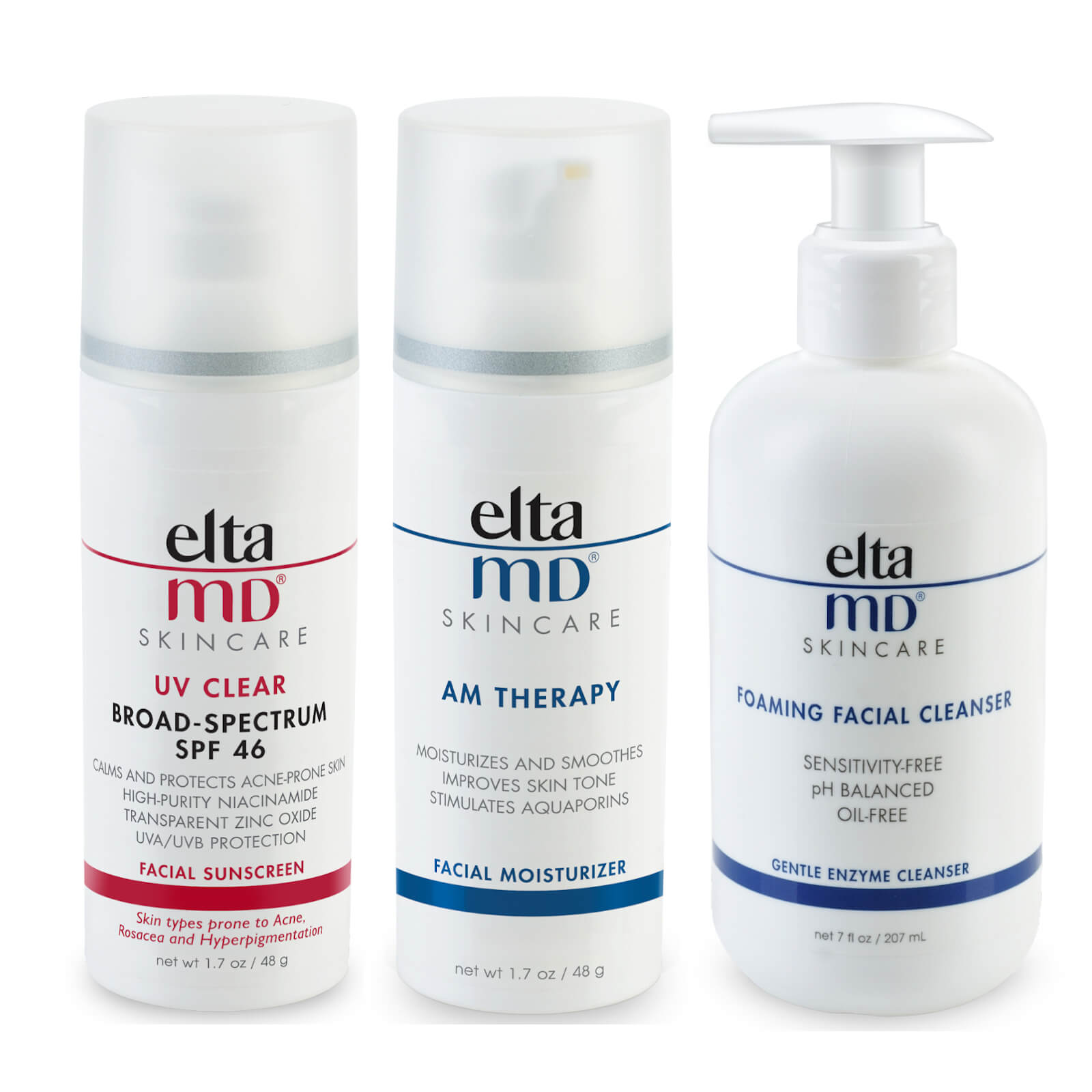 EltaMD AM Routine for Oily Skin (Worth $98.50)