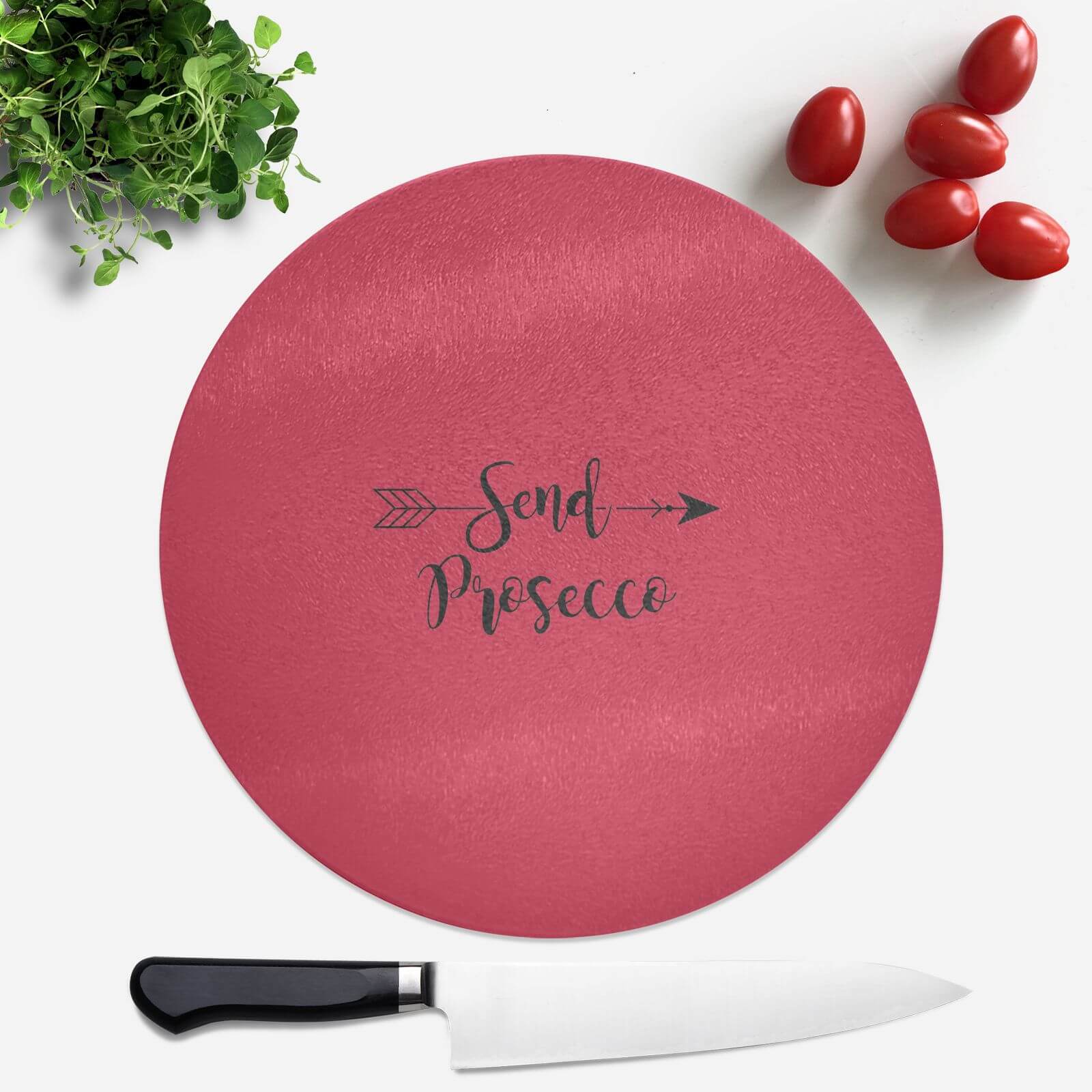 Send Prosecco Round Chopping Board