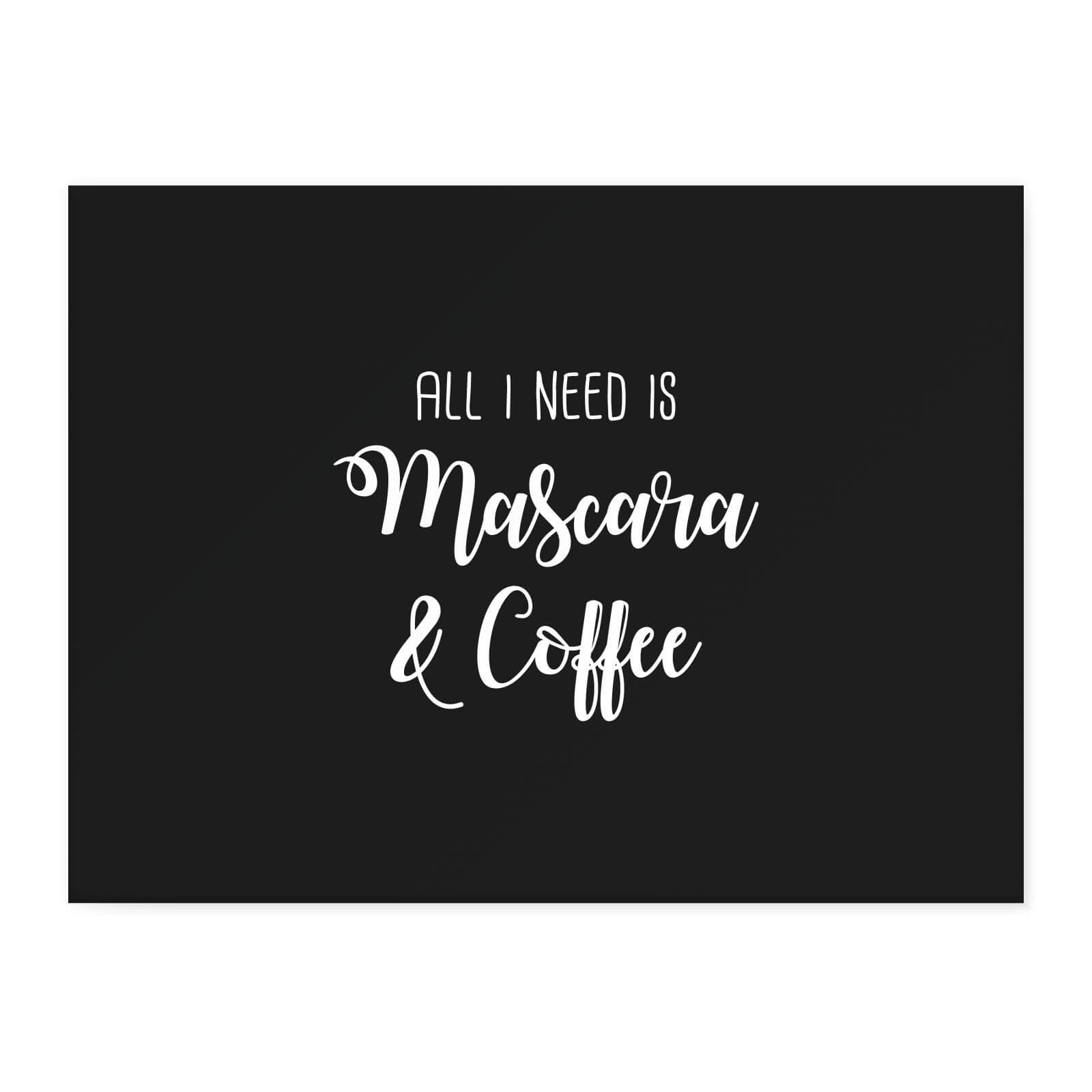 All I Need Is Mascara And Coffee Chopping Board