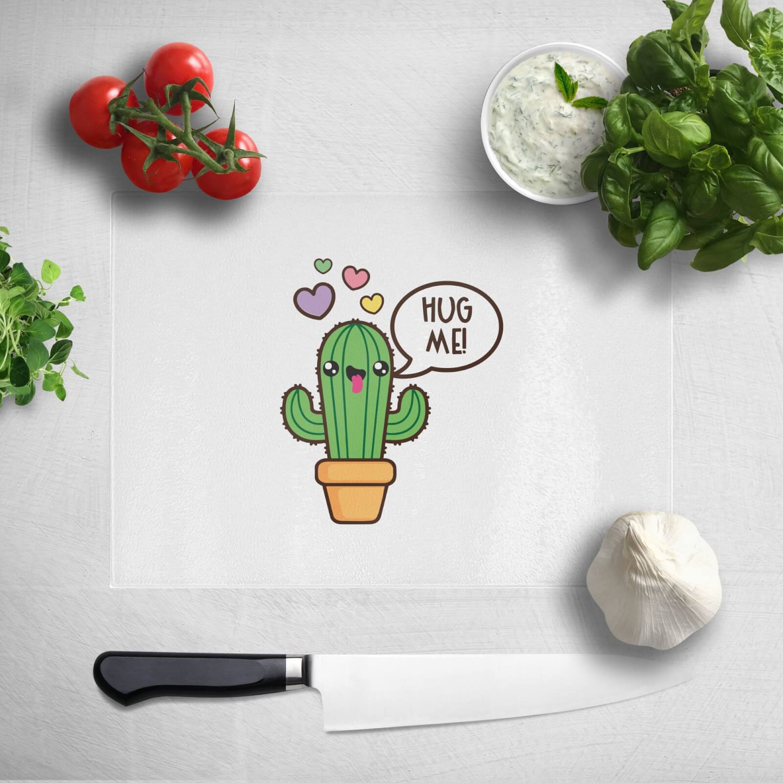 Hug Me Cactus Chopping Board