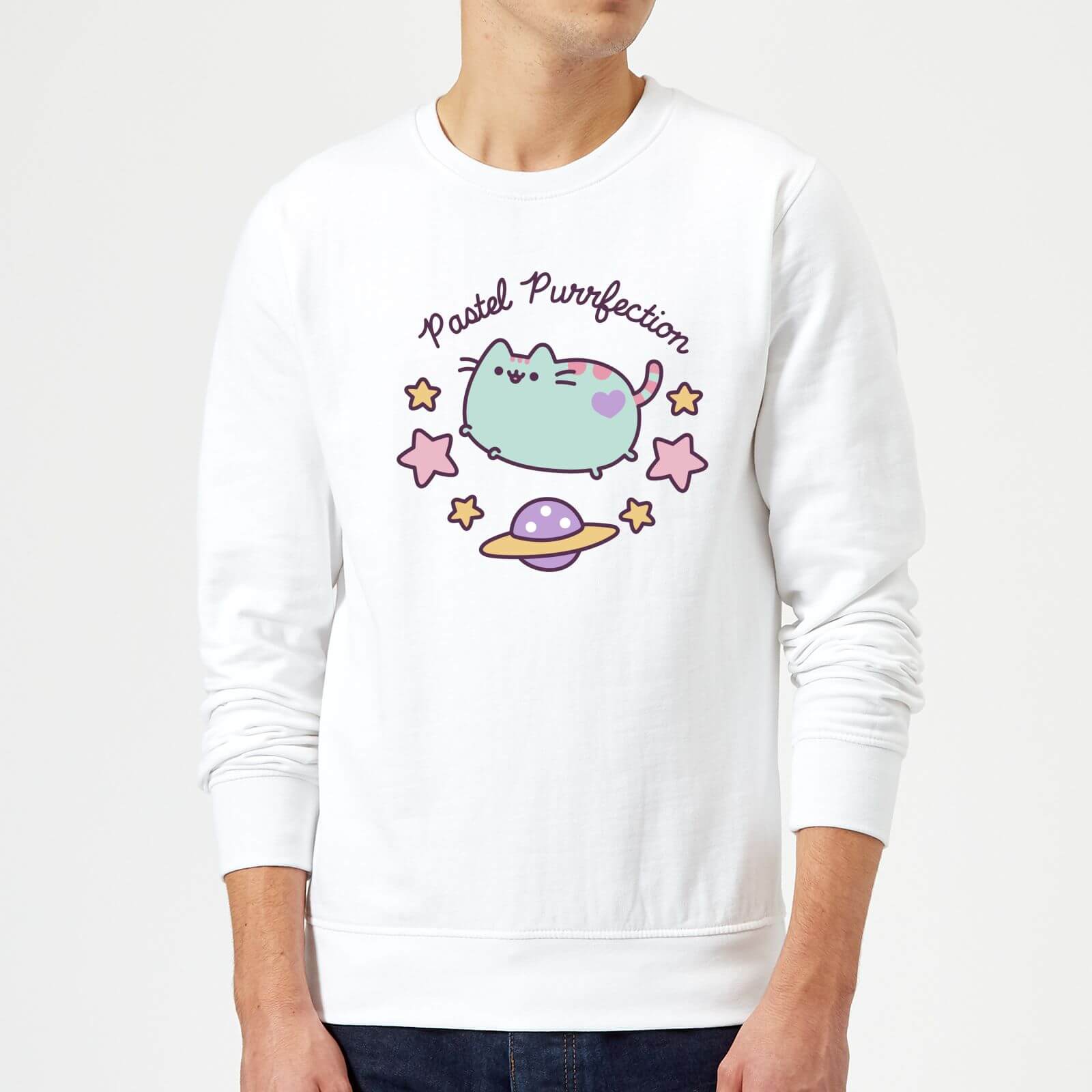 Pusheen Pastel Purrfection Sweatshirt - White - S