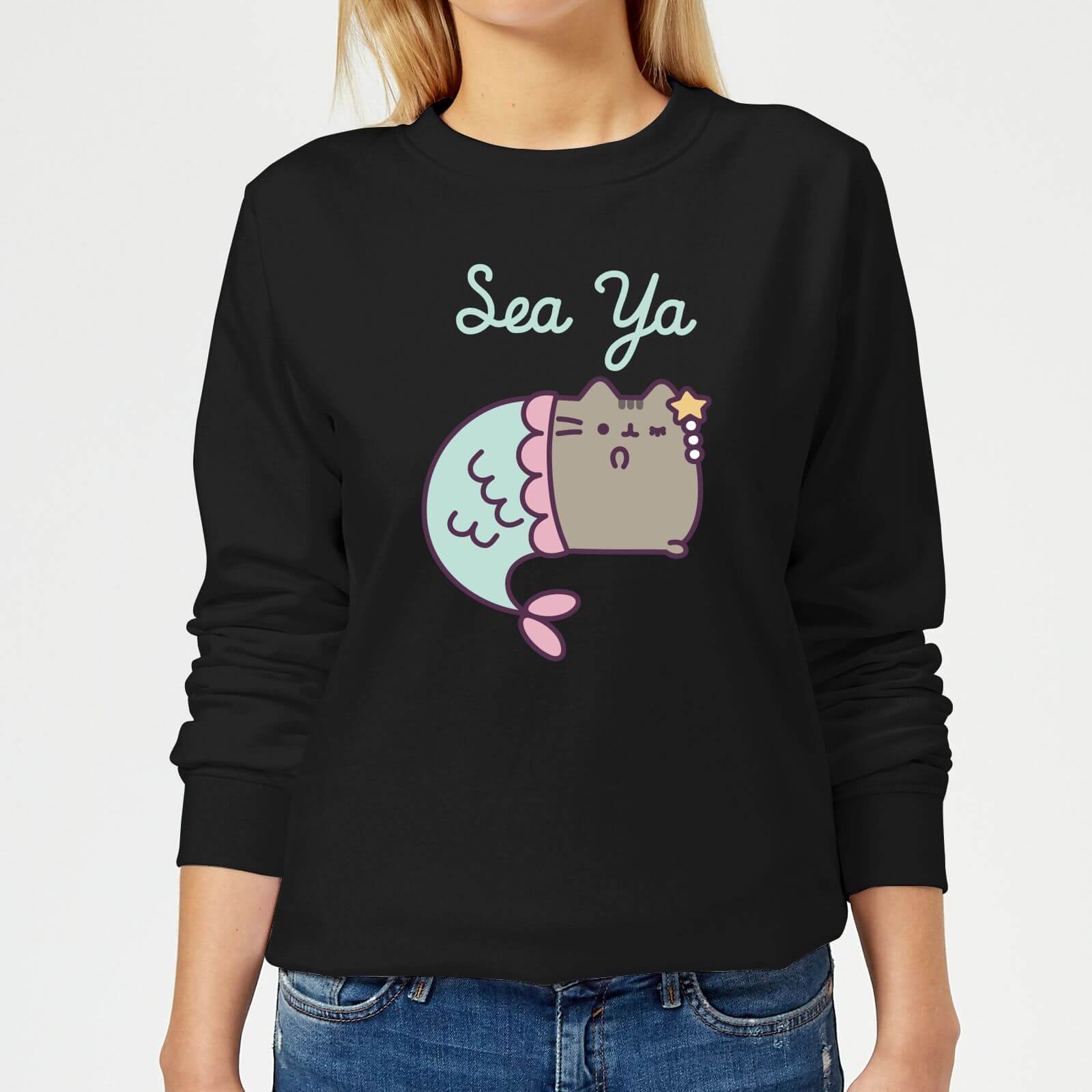 Pusheen Sea Ya Women's Sweatshirt - Black - XS - Black