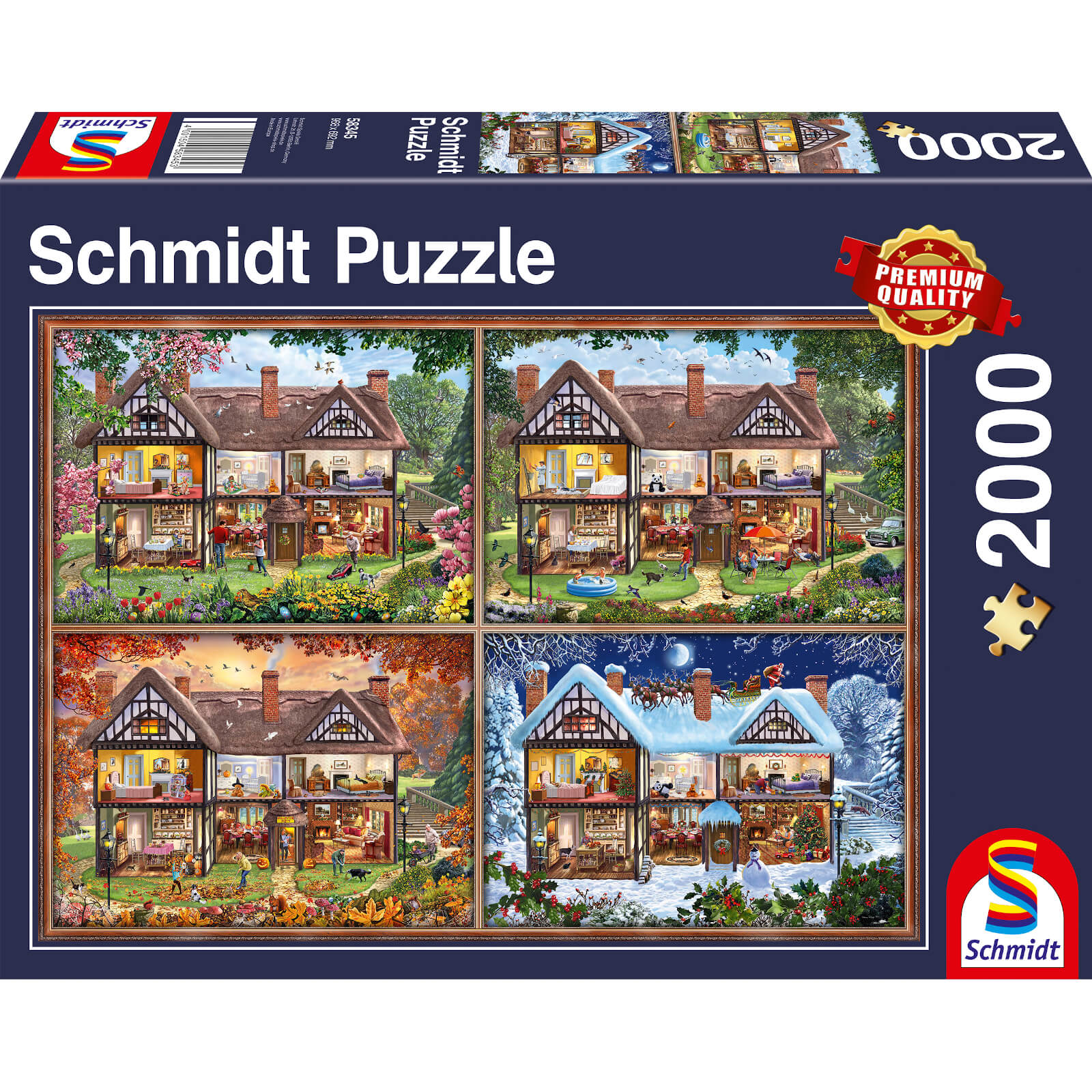 House of Four Seasons Puzzle (2000 Pieces)