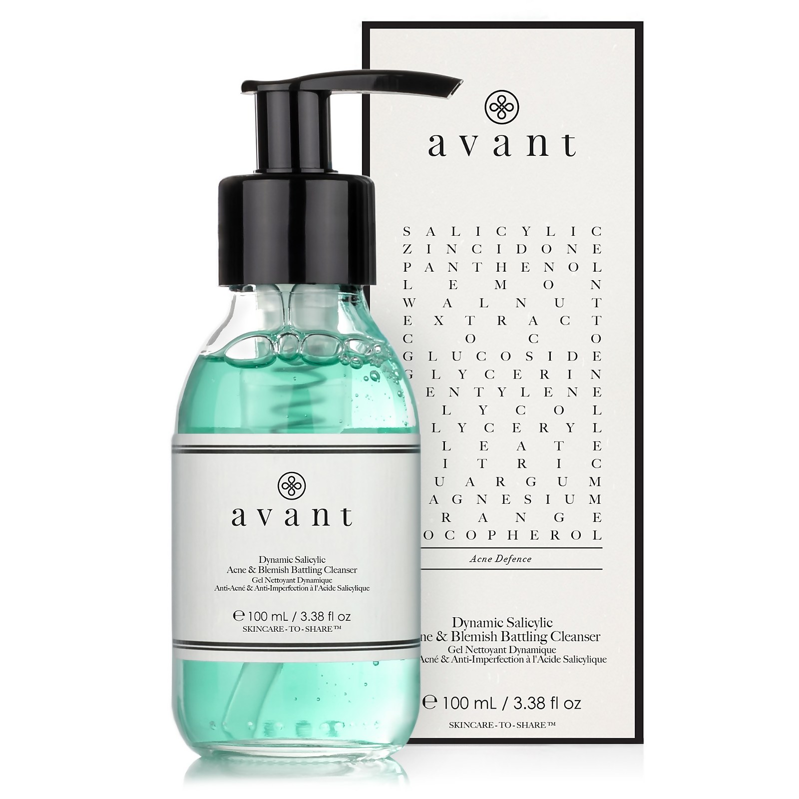 

Avant Skincare Dynamic Salicylic Acne and Blemish Battling Cleanser 100ml