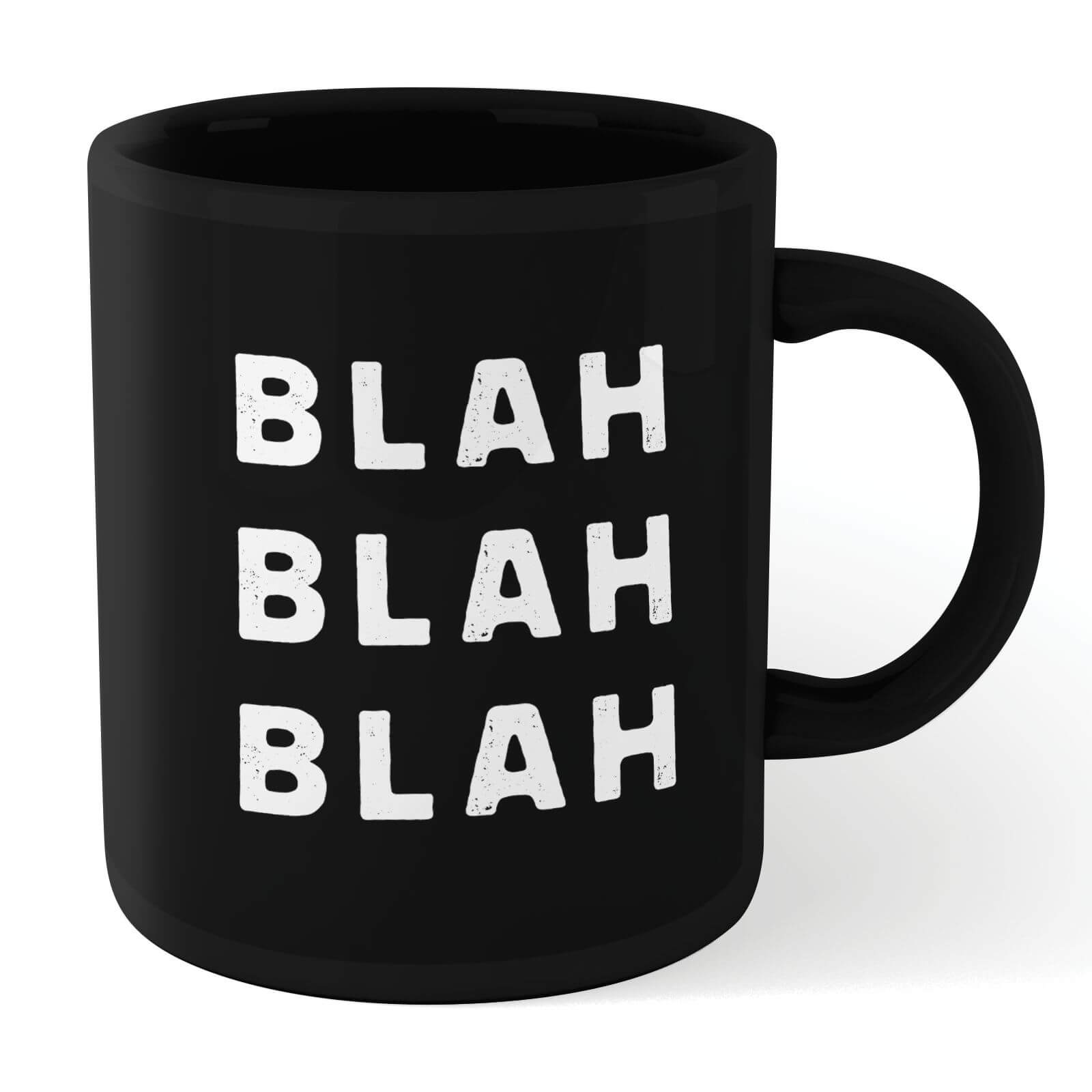 The Motivated Type Blah Blah Blah Mug - Black