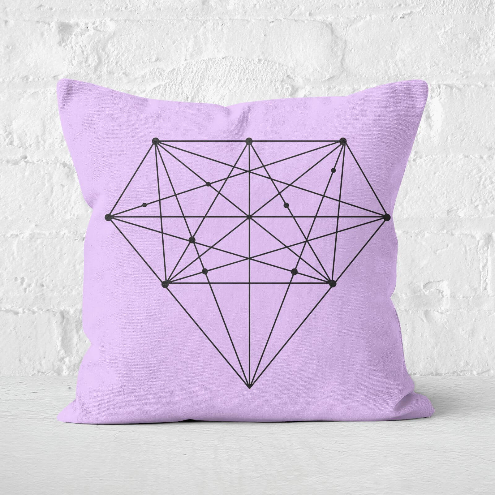 The Motivated Type Diamond Square Cushion - 60x60cm - Soft Touch