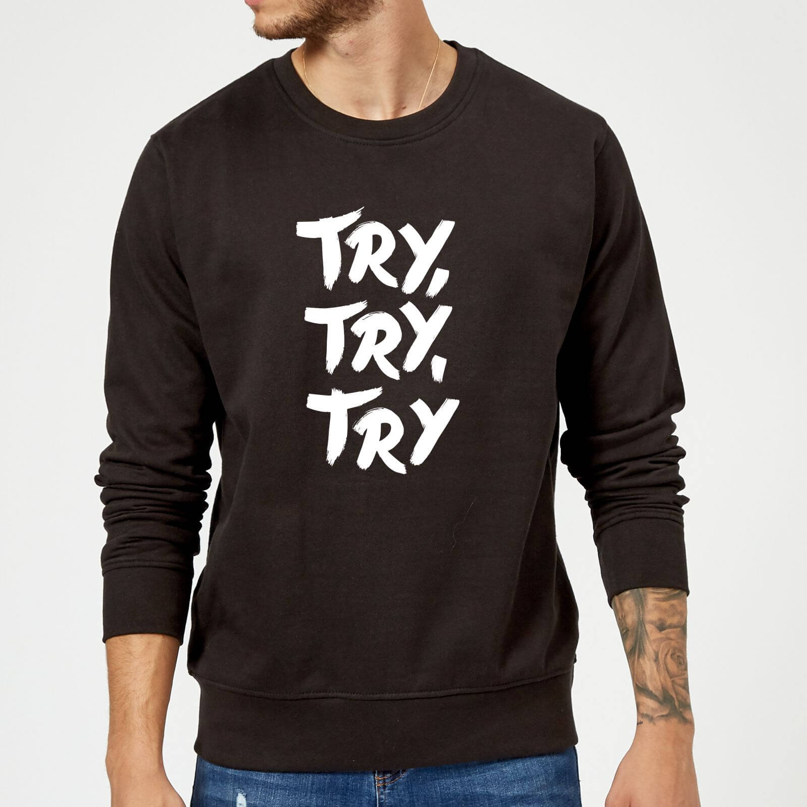 The Motivated Type Motivated Type.ai -18 Sweatshirt - Black - S - Black