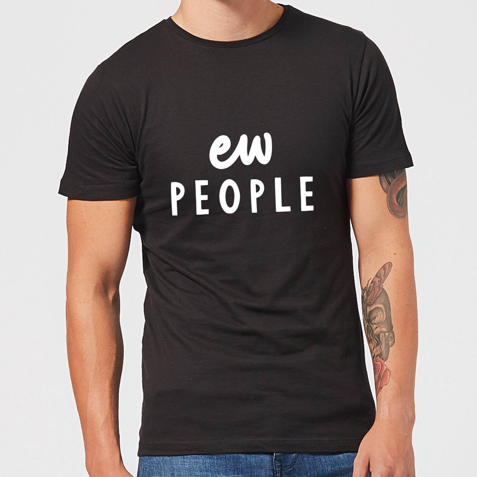 The Motivated Type Ew People Men's T-Shirt - Black - XS - Black