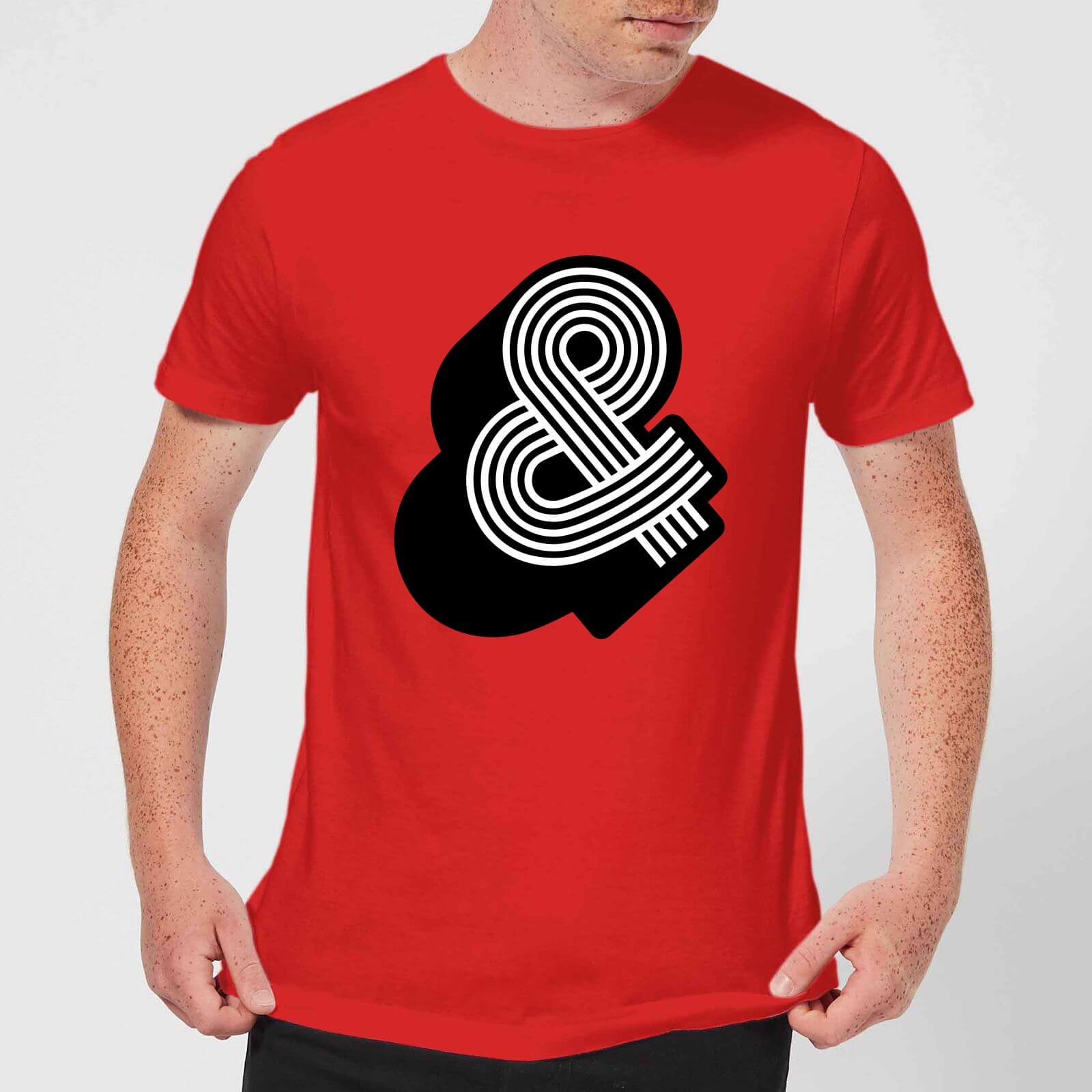 The Motivated Type Line Art & Men's T-Shirt - Red - XS - Red