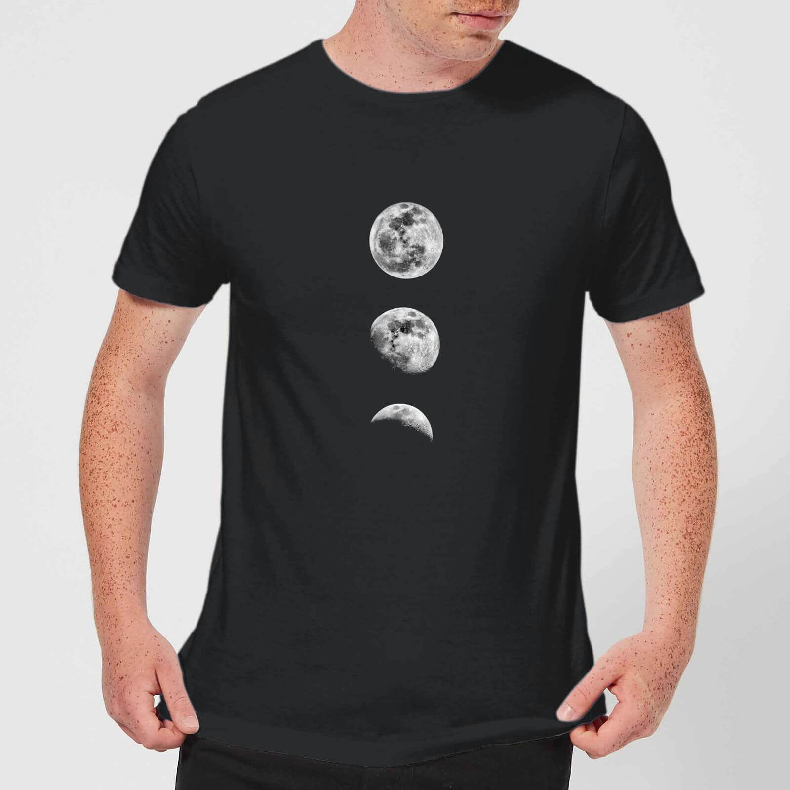 The Motivated Type 3 Moon Series Men's T-Shirt - Black - XS - Black