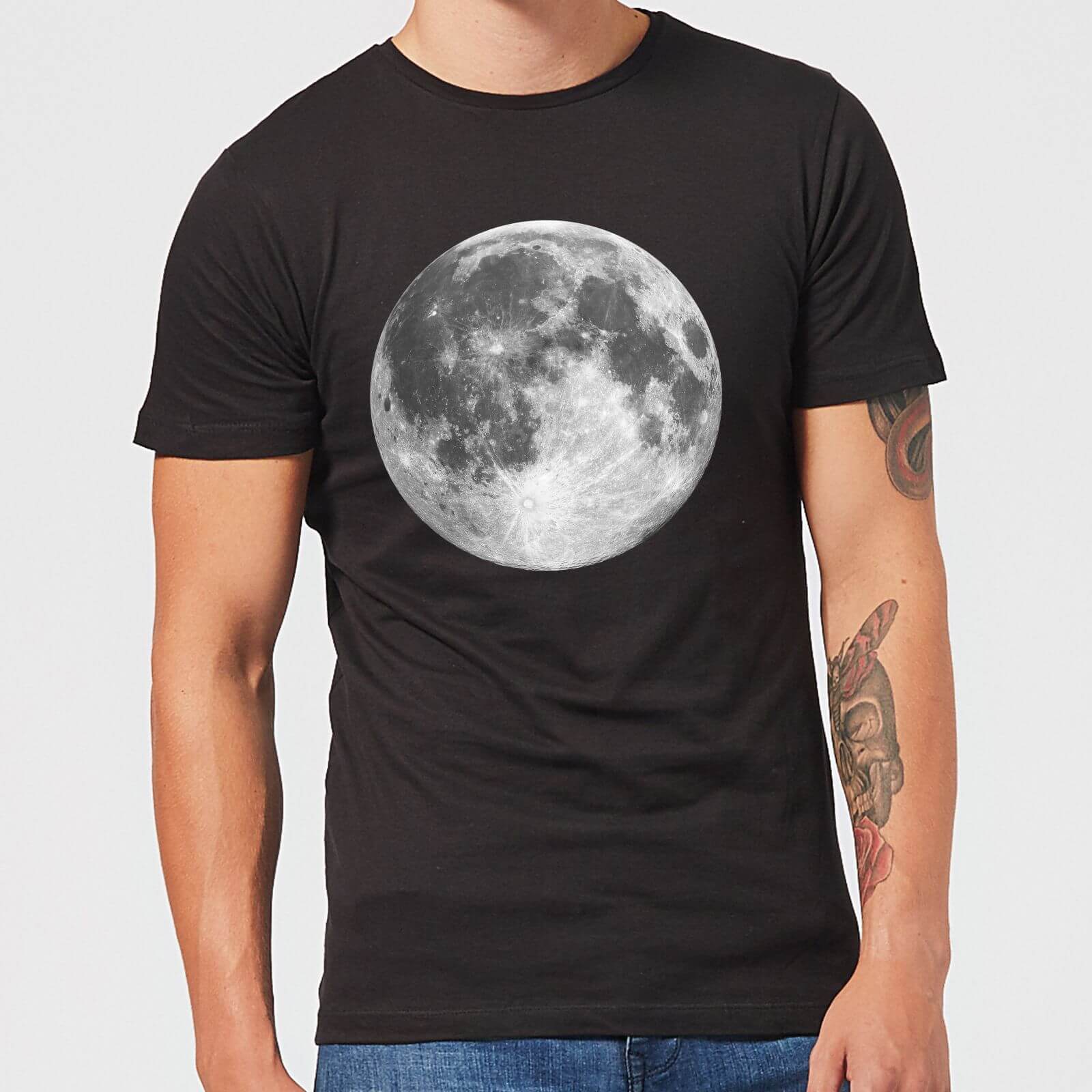 The Motivated Type Moon Men's T-Shirt - Black - XS - Black