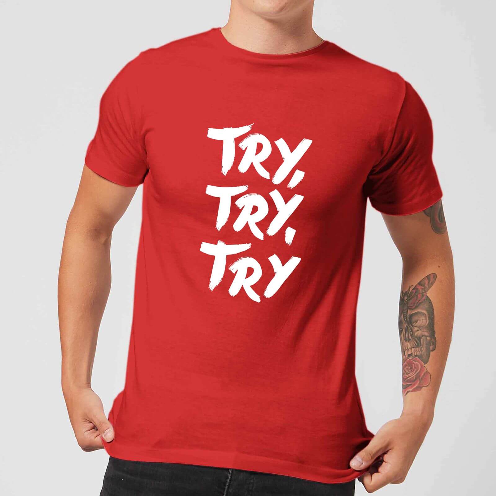 The Motivated Type Motivated Type.ai -18 Men's T-Shirt - Red - XS - Red