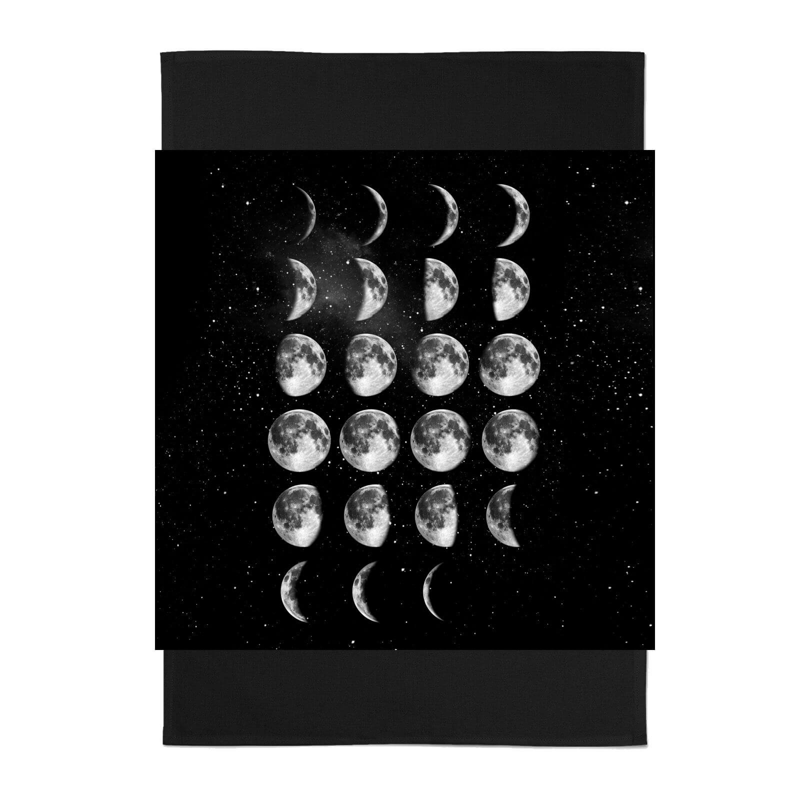 The Motivated Type Moon Cycle Cotton Tea Towel - Black