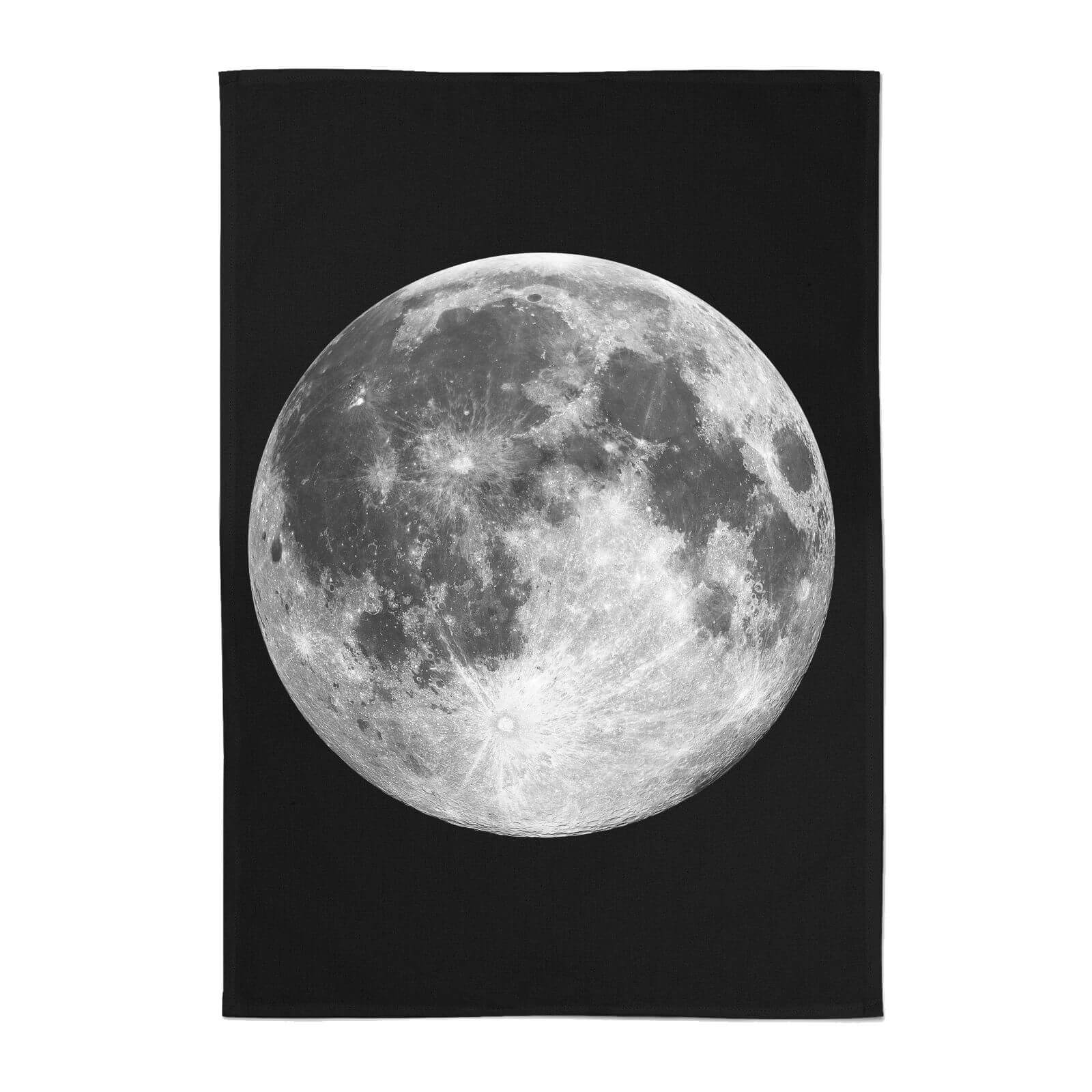 The Motivated Type Moon Cotton Tea Towel - Black