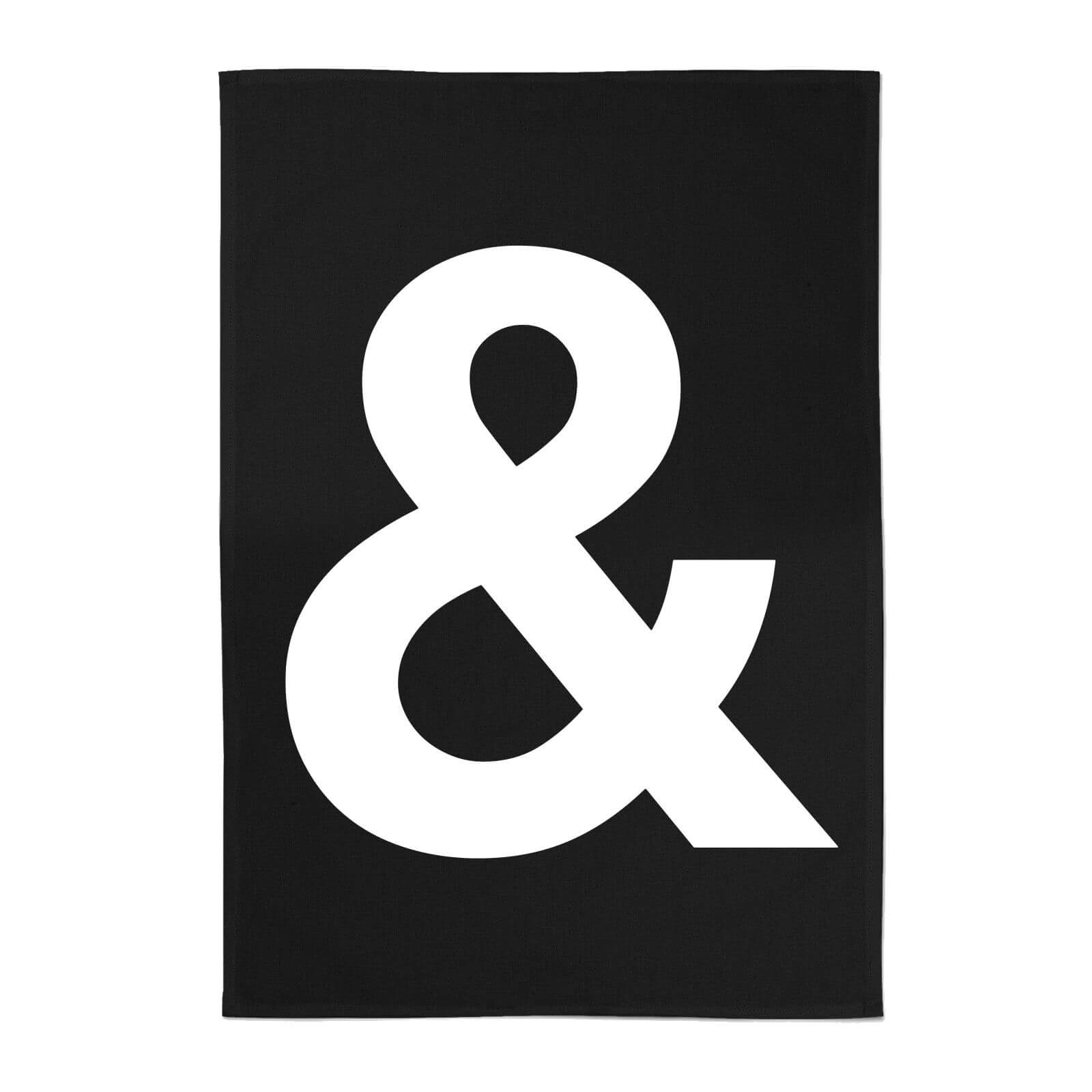 The Motivated Type & Cotton Tea Towel - Black