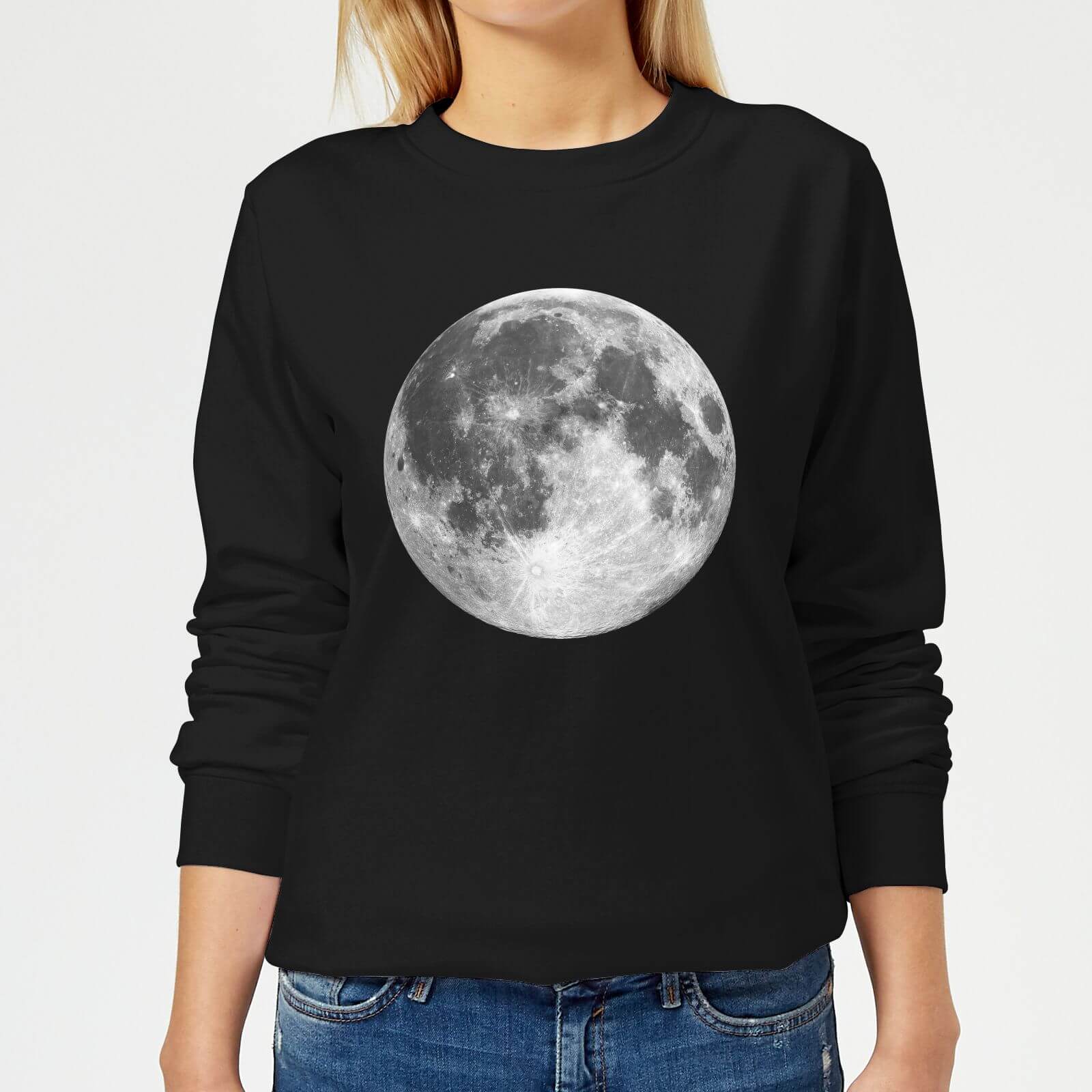 The Motivated Type Moon Women's Sweatshirt - Black - XS - Black