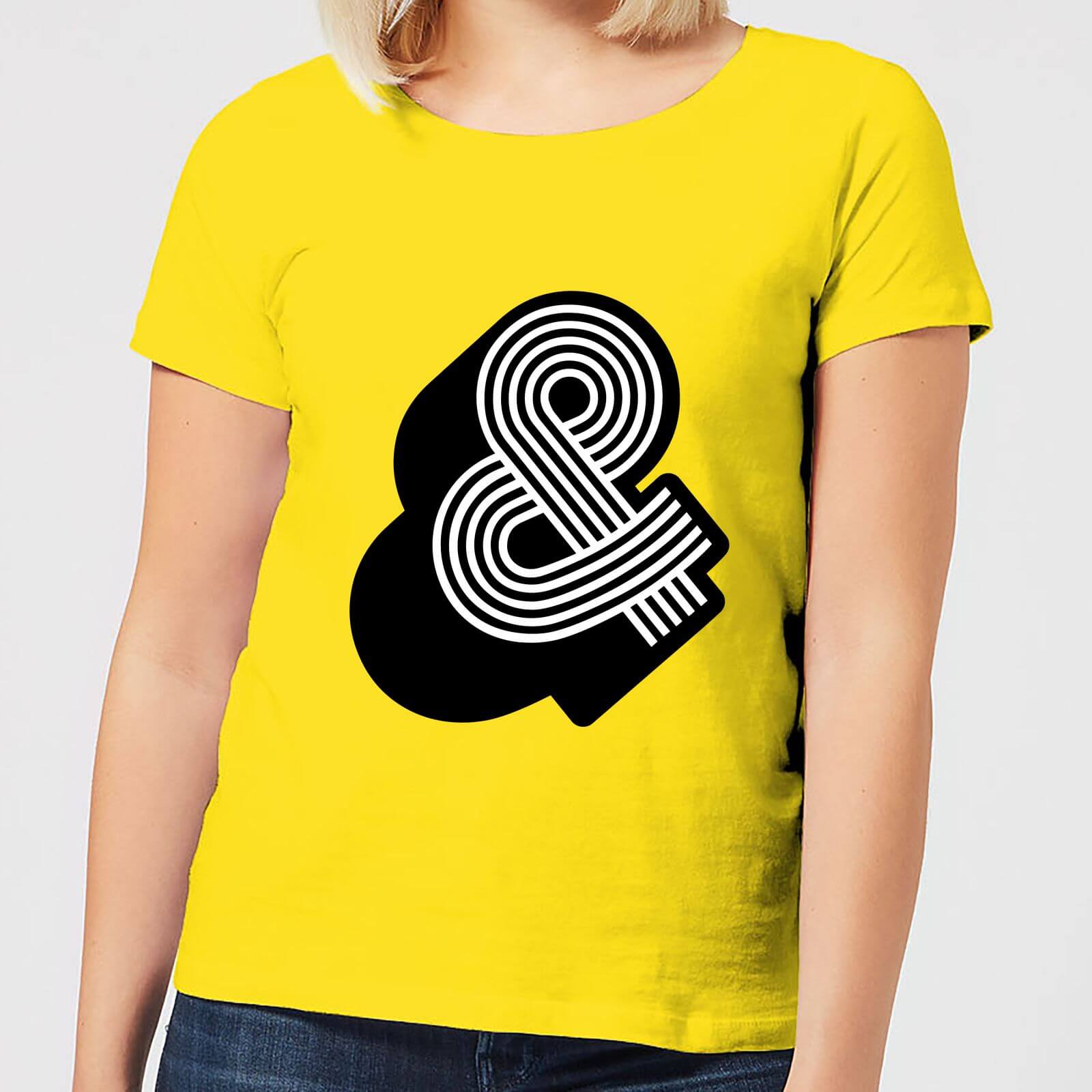 The Motivated Type Line Art & Women's T-Shirt - Yellow - L - Yellow
