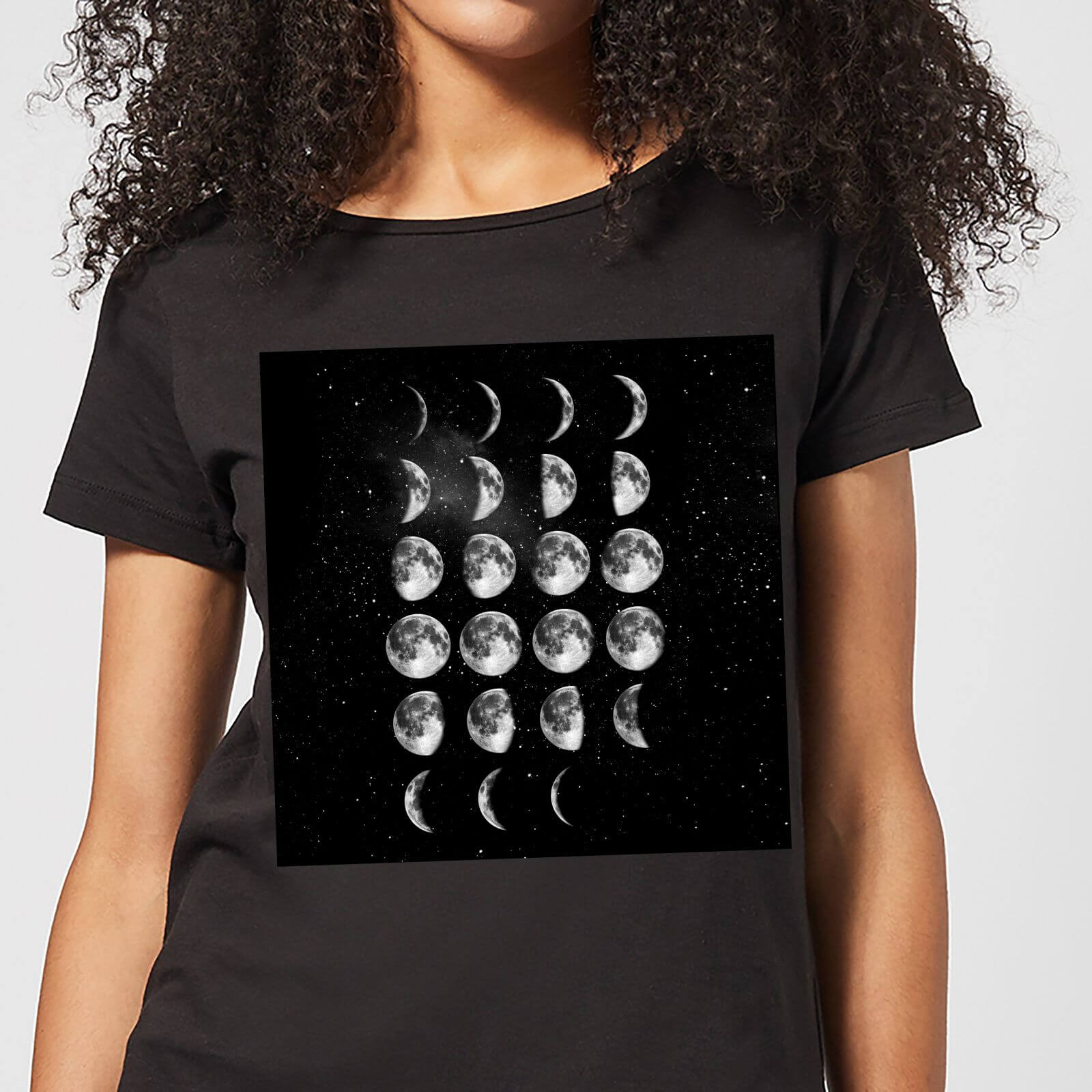 The Motivated Type Moon Cycle Women's T-Shirt - Black - S - Black