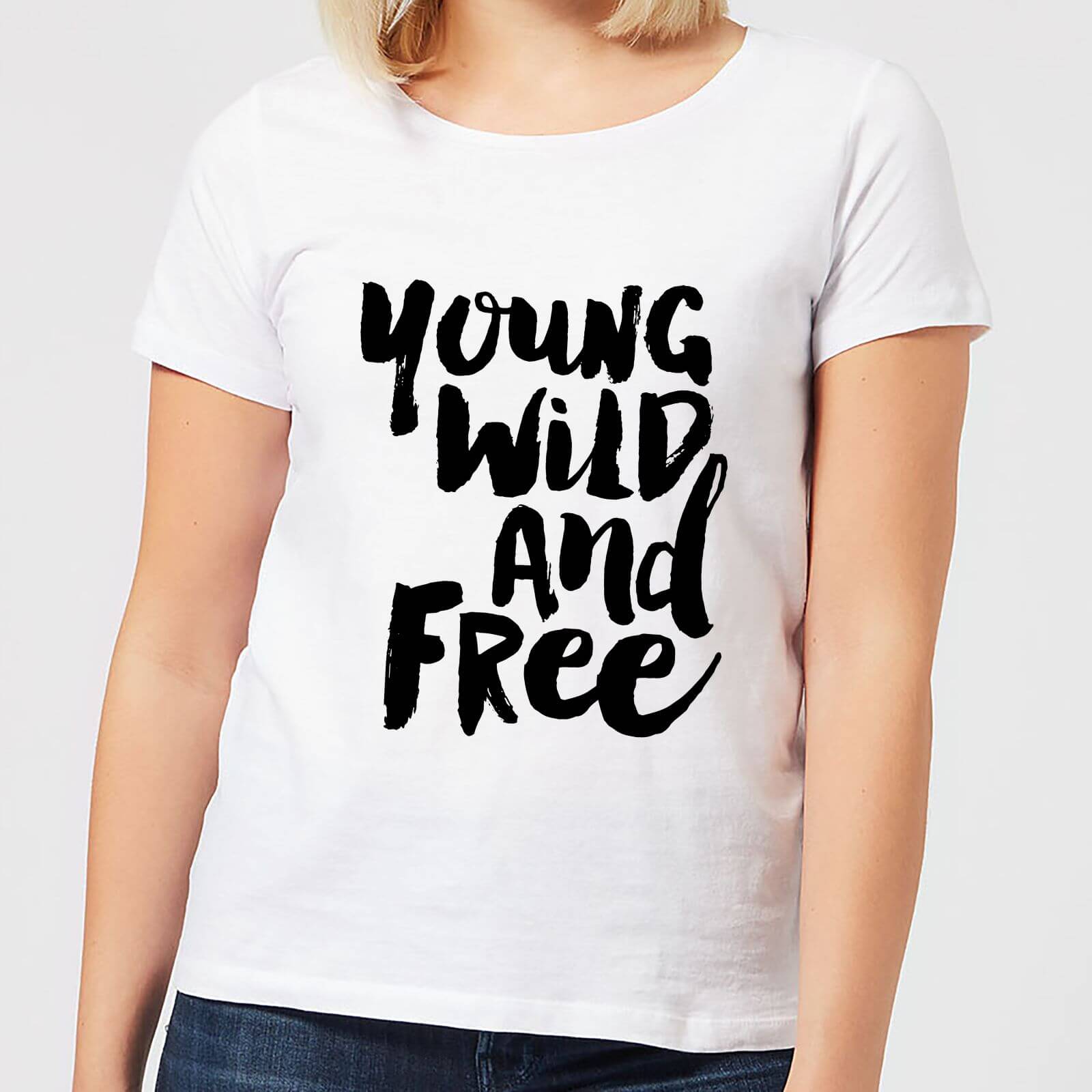 The Motivated Type Young, Wild And Free. Women's T-Shirt - White - S - White