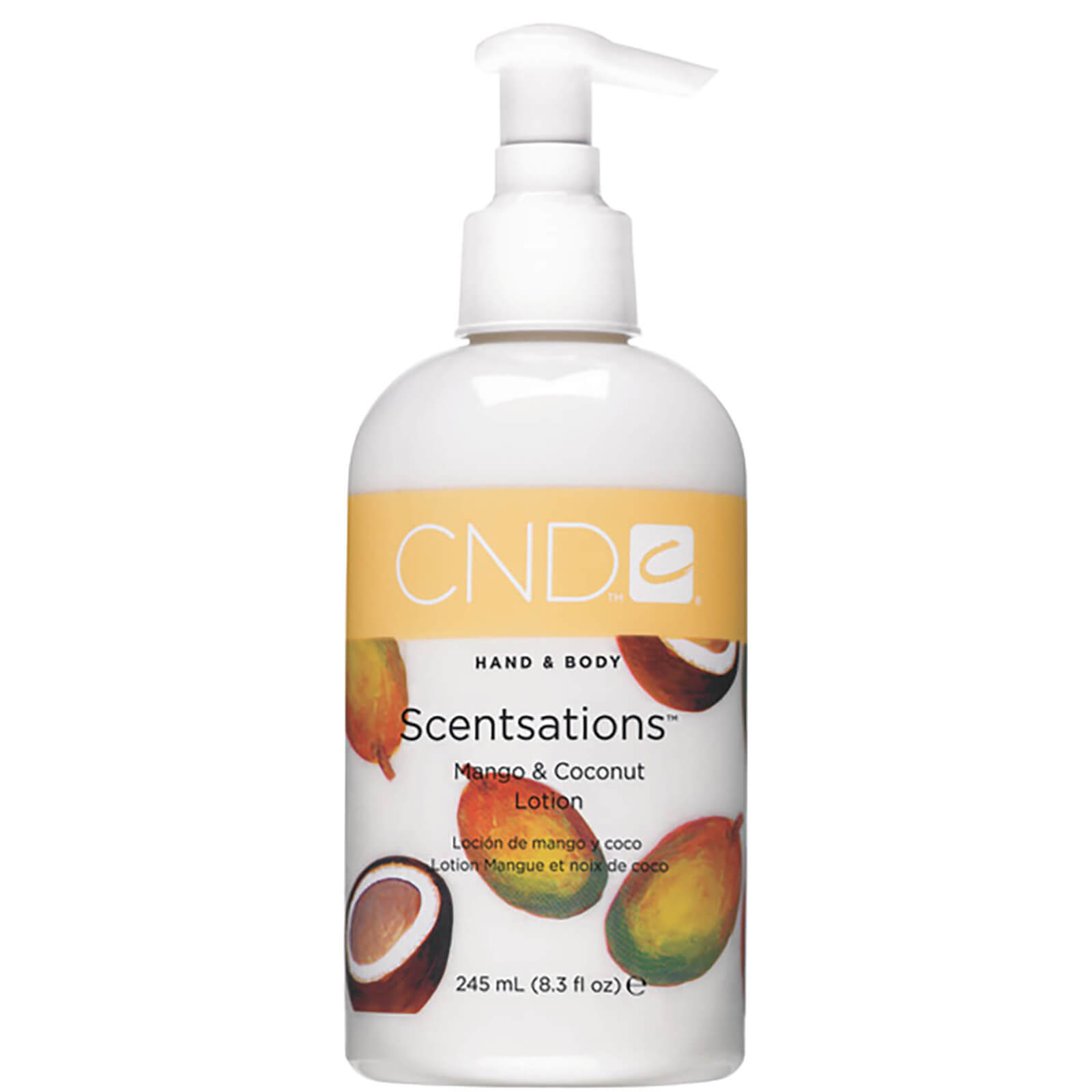 Image of CND Scentsations Mango & Coconut Hand Lotion 245ml