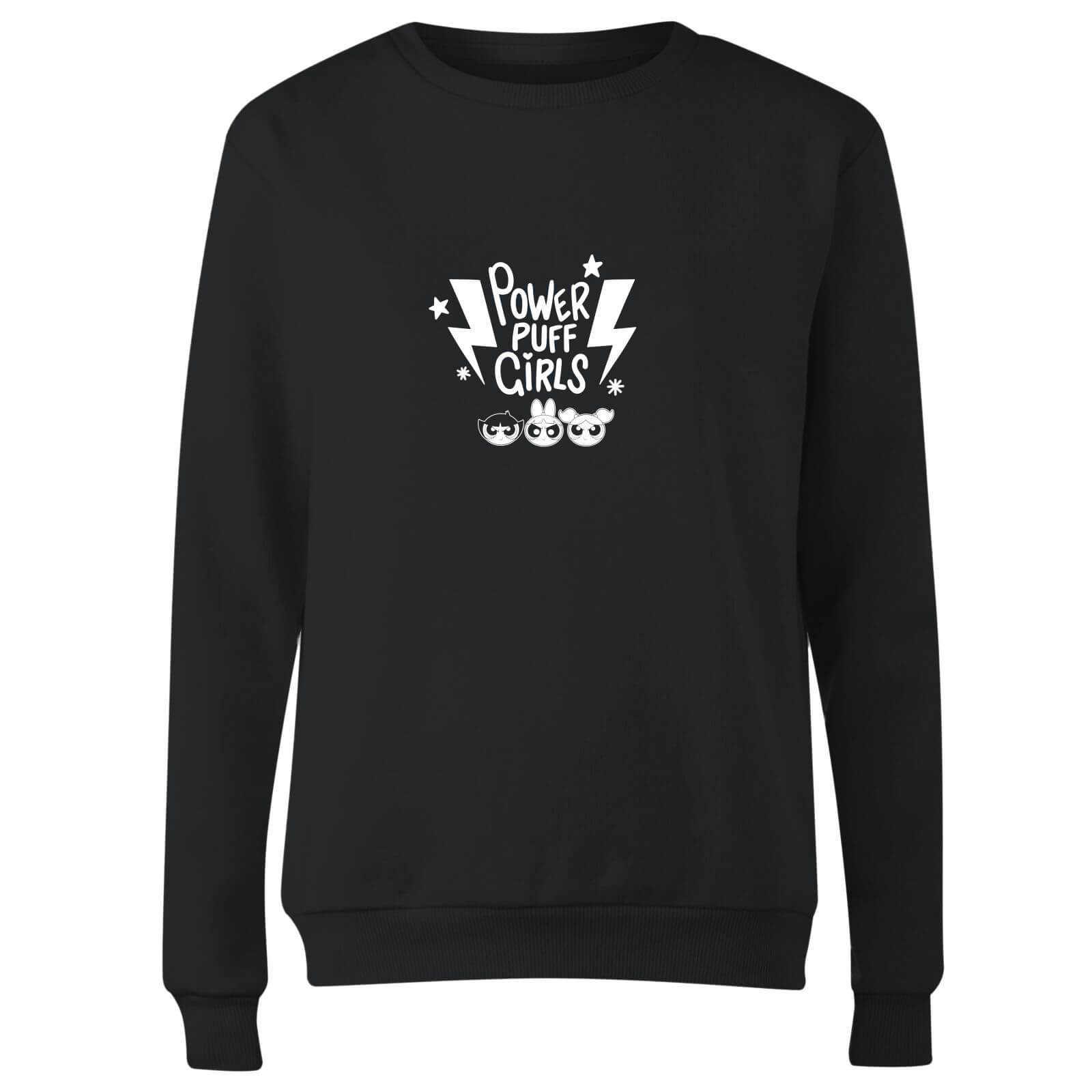 The Powerpuff Girls Thunderbolts Sweater Women's Sweatshirt - Black - XS