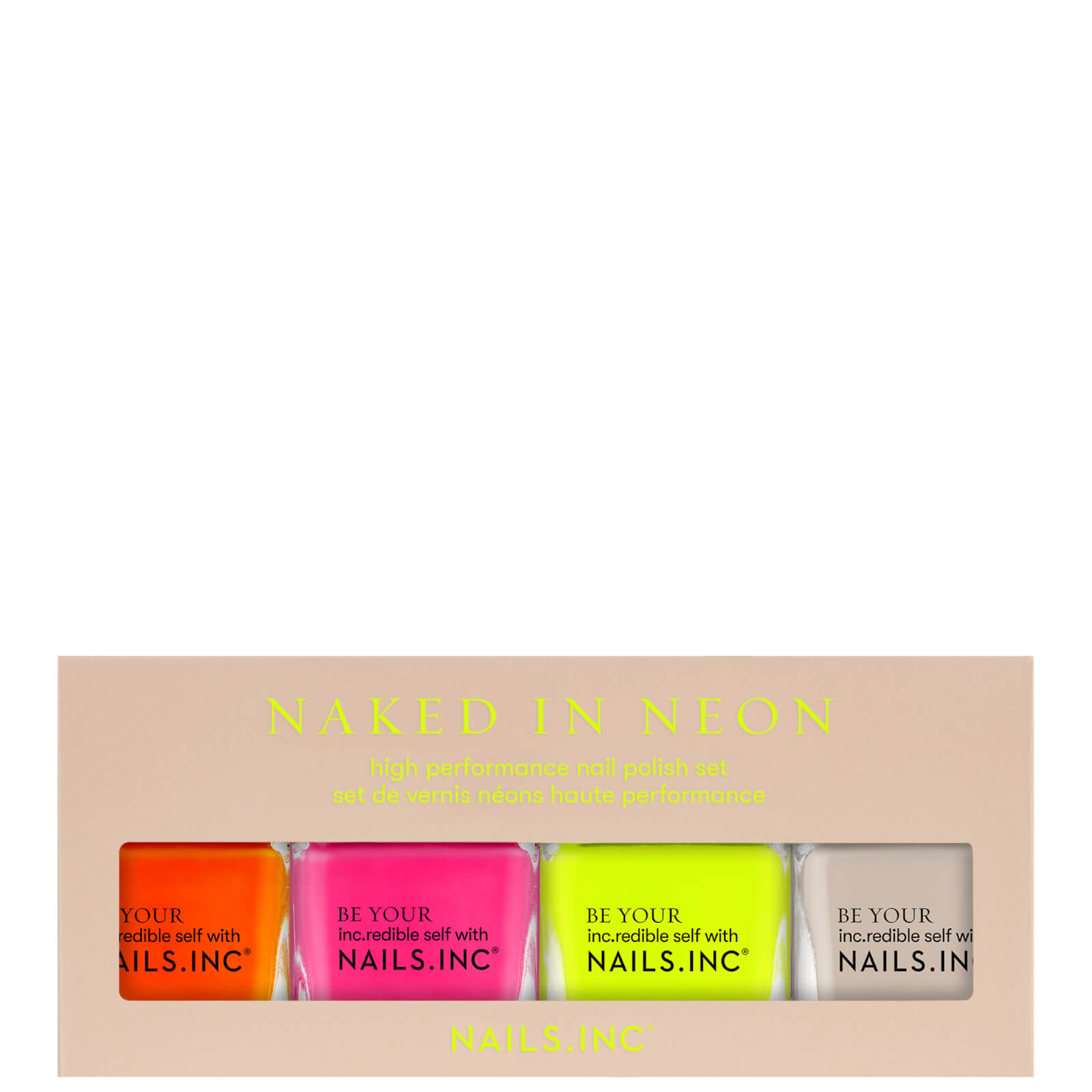 

nails inc. Naked in Neon Quad 4 x 14ml