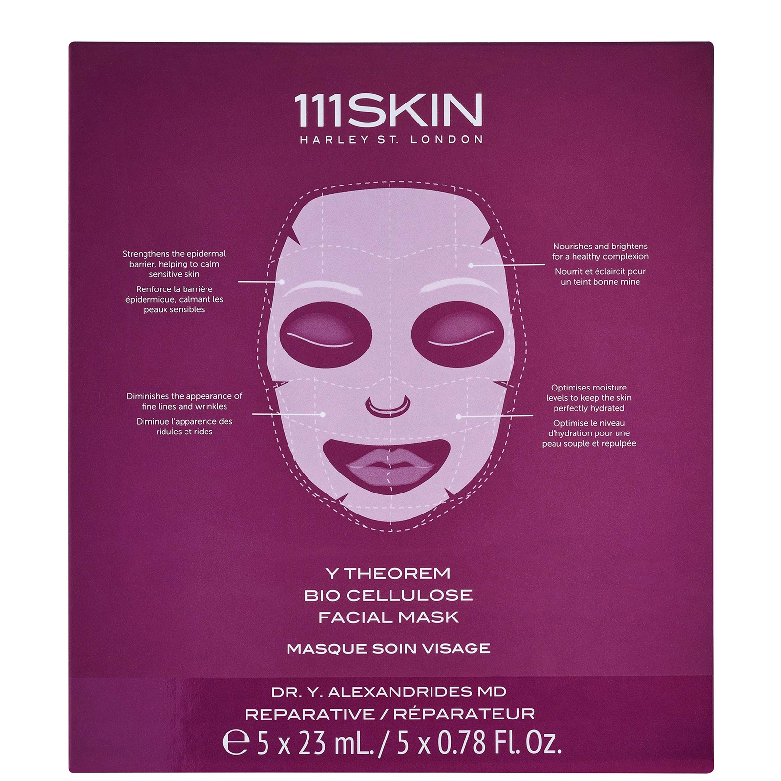 Image of 111SKIN Y Theorem Bio Cellulose Facial Mask Box