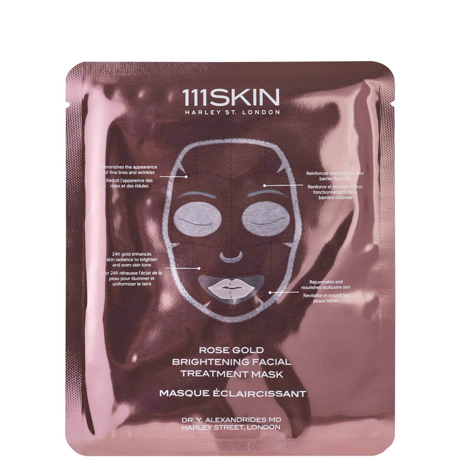 Image of 111SKIN Rose Gold Brightening Facial Treatment Mask Box