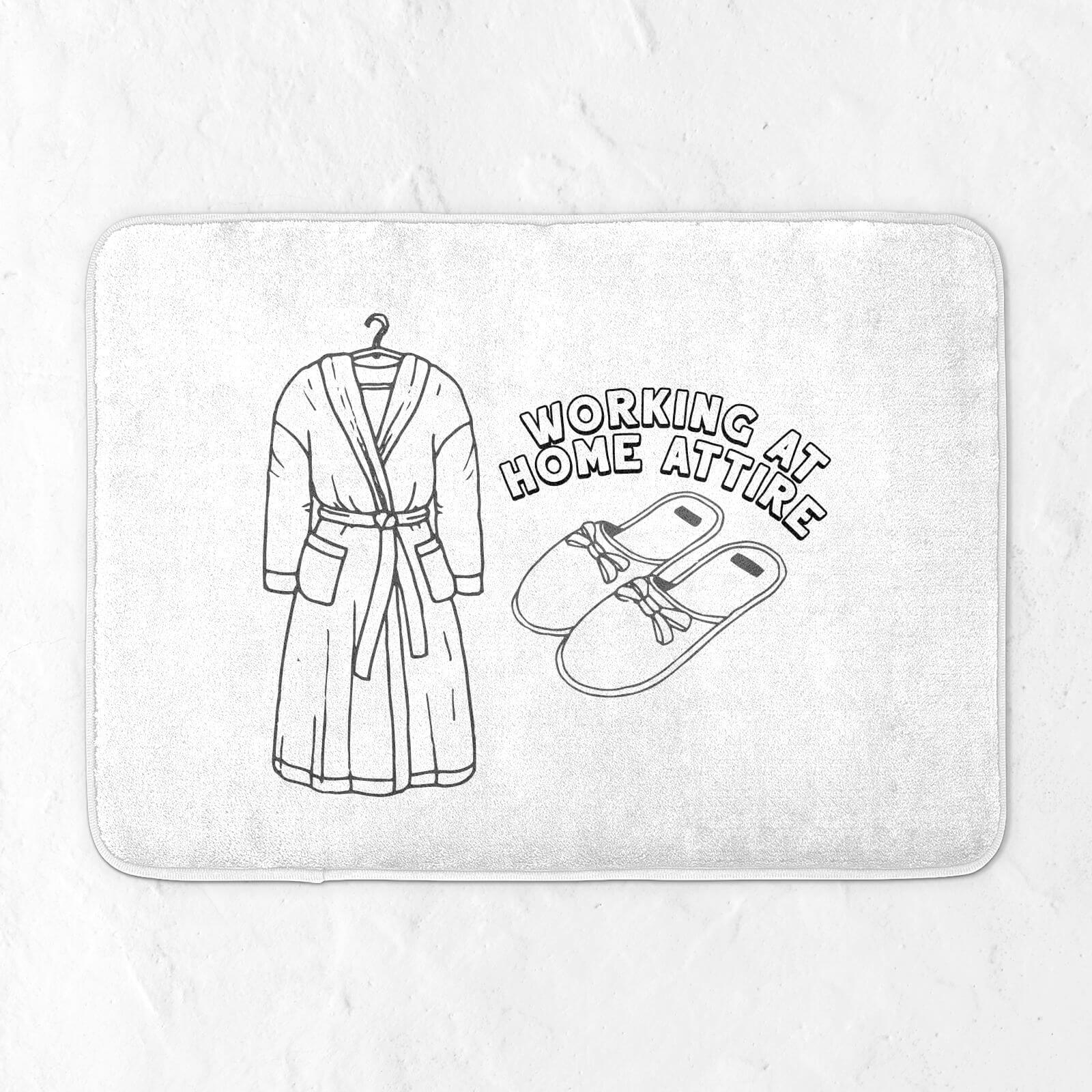 Working At Home Attire Bath Mat