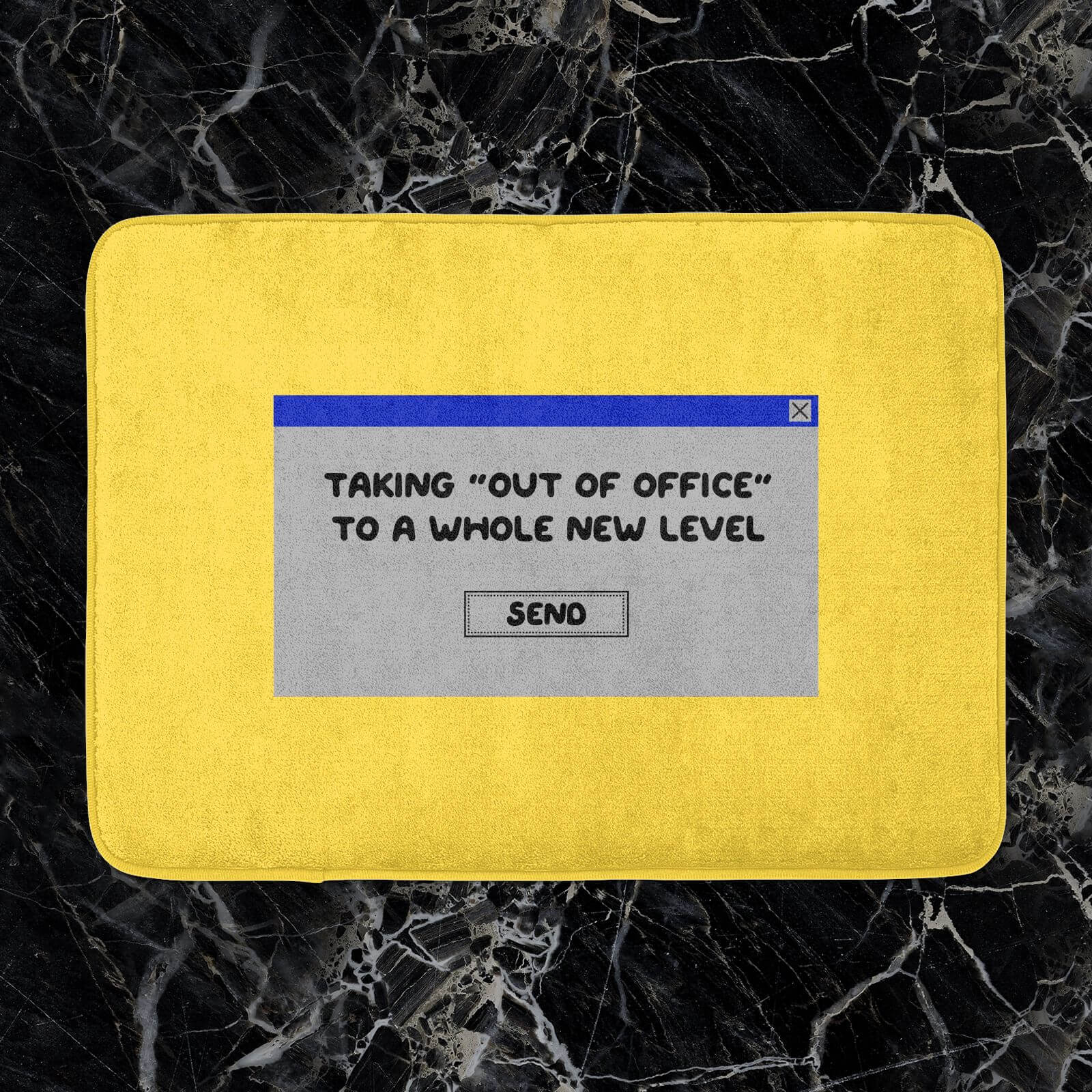 Taking Out Of Office To A Whole New Level Bath Mat